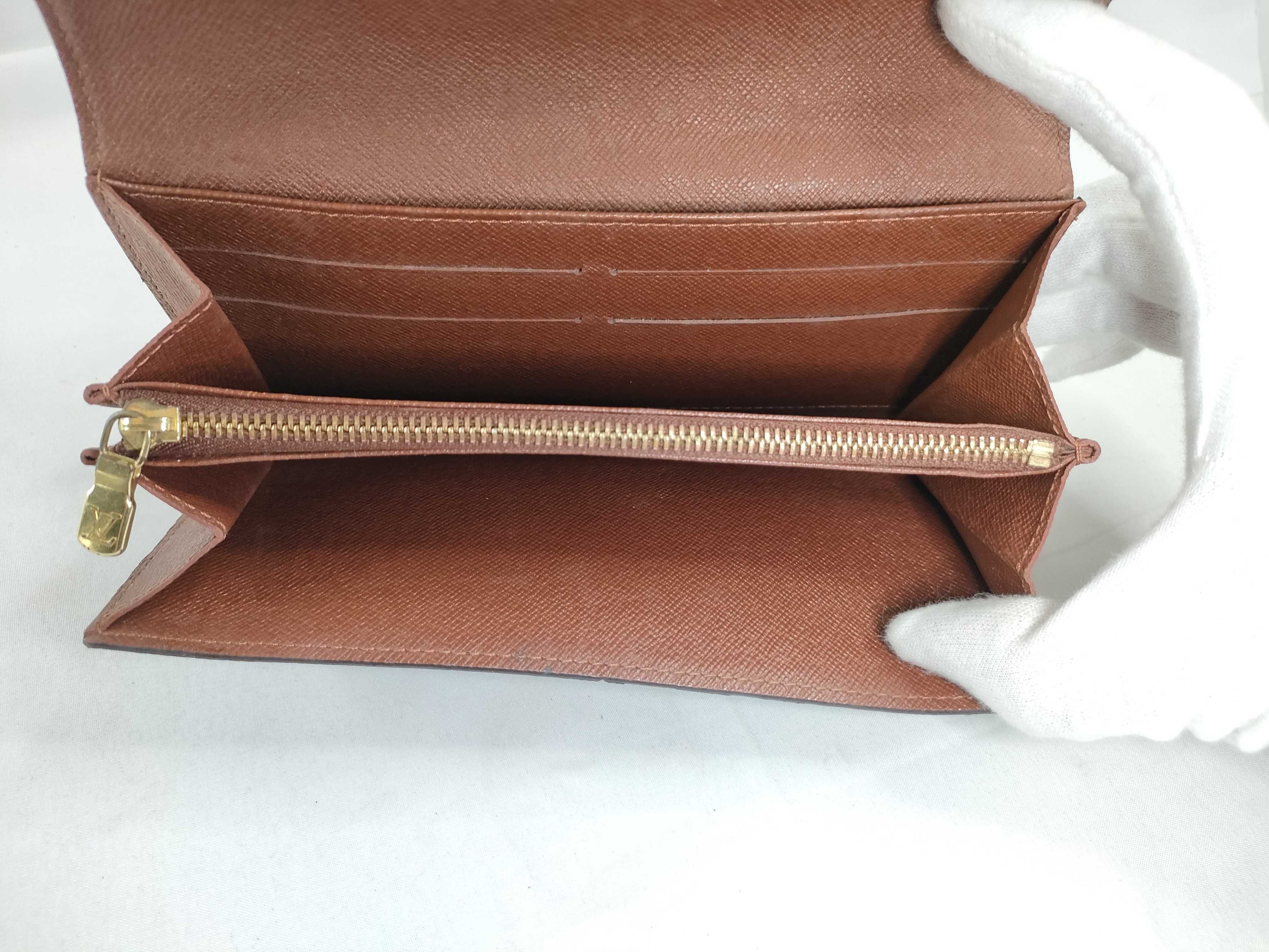 Monogram Louis Vuitton Monogram Portefeuille Sarah M61734/MB0005 Wallet — view 11