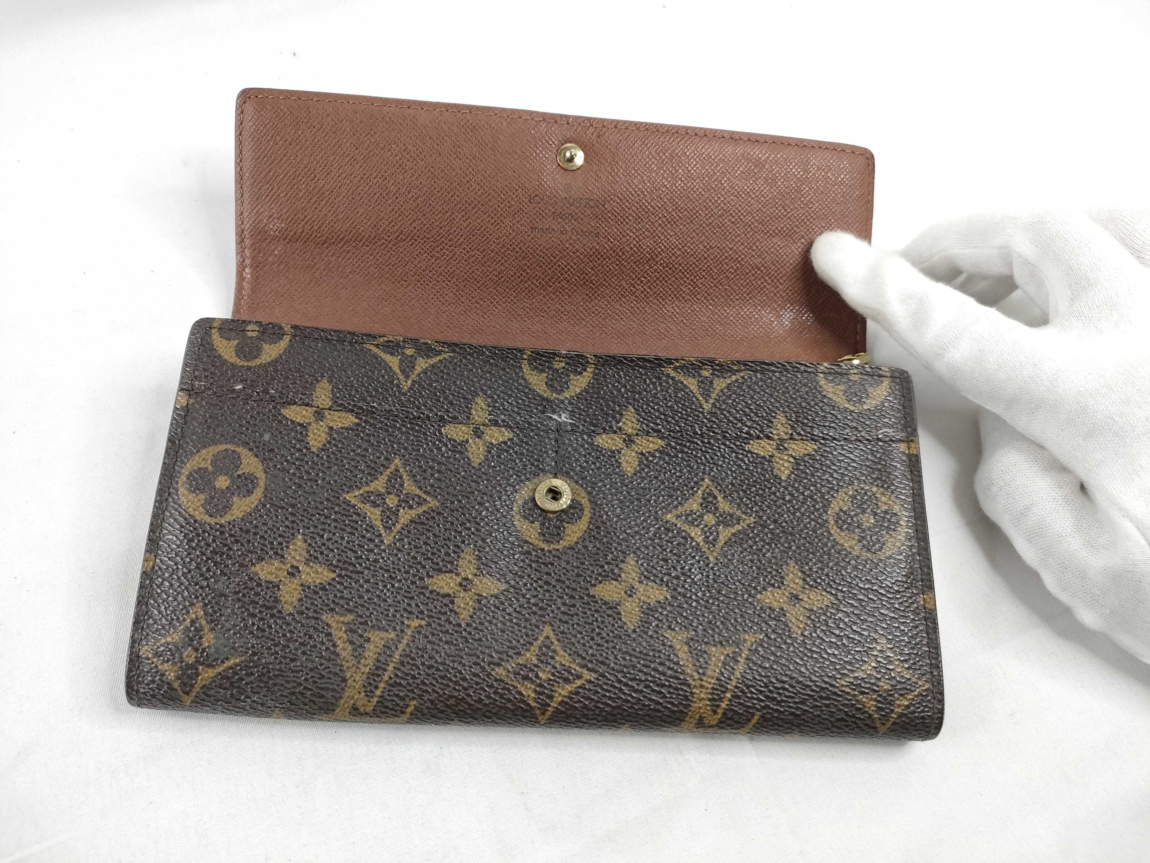 Monogram Louis Vuitton Monogram Portefeuille Sarah M61734/MB0005 Wallet — view 9
