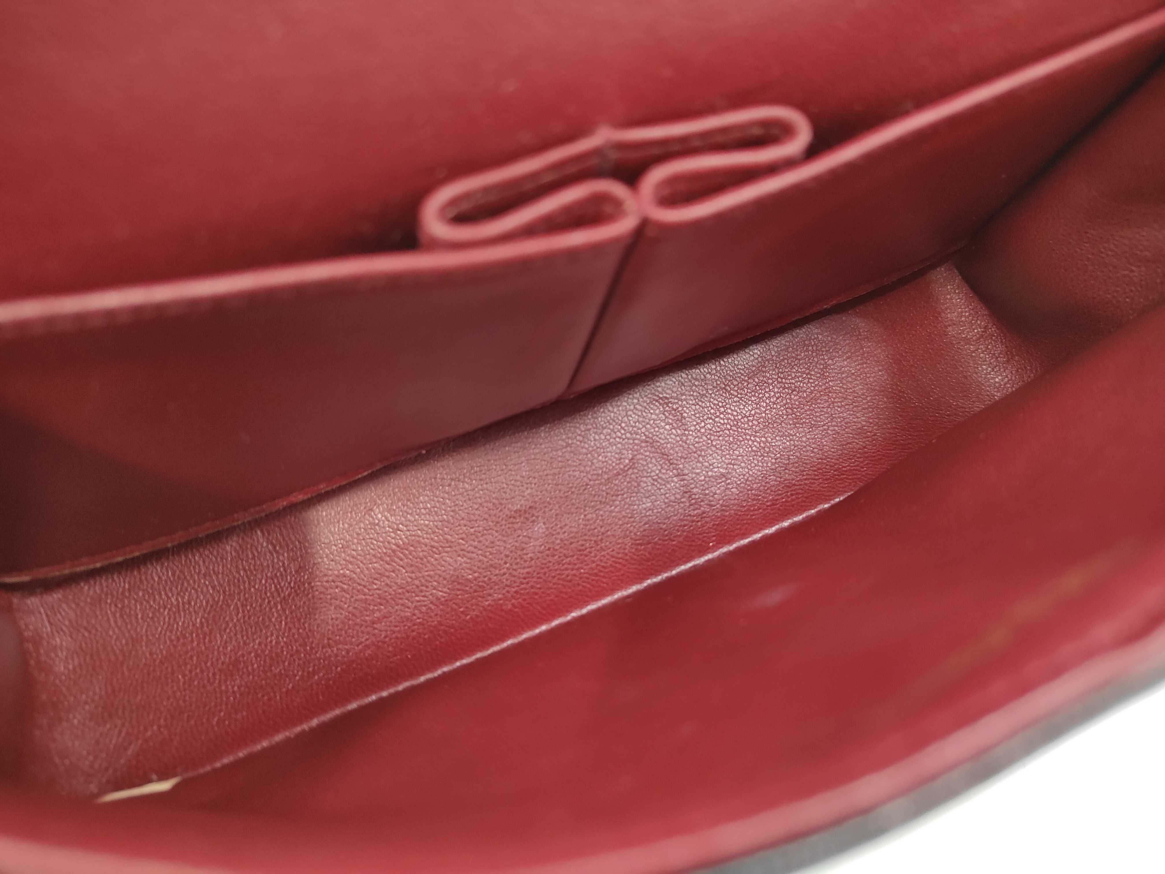 Lambskin Matelassé Turnlock Double Flap Double Chain Shoulder Bag — view 9