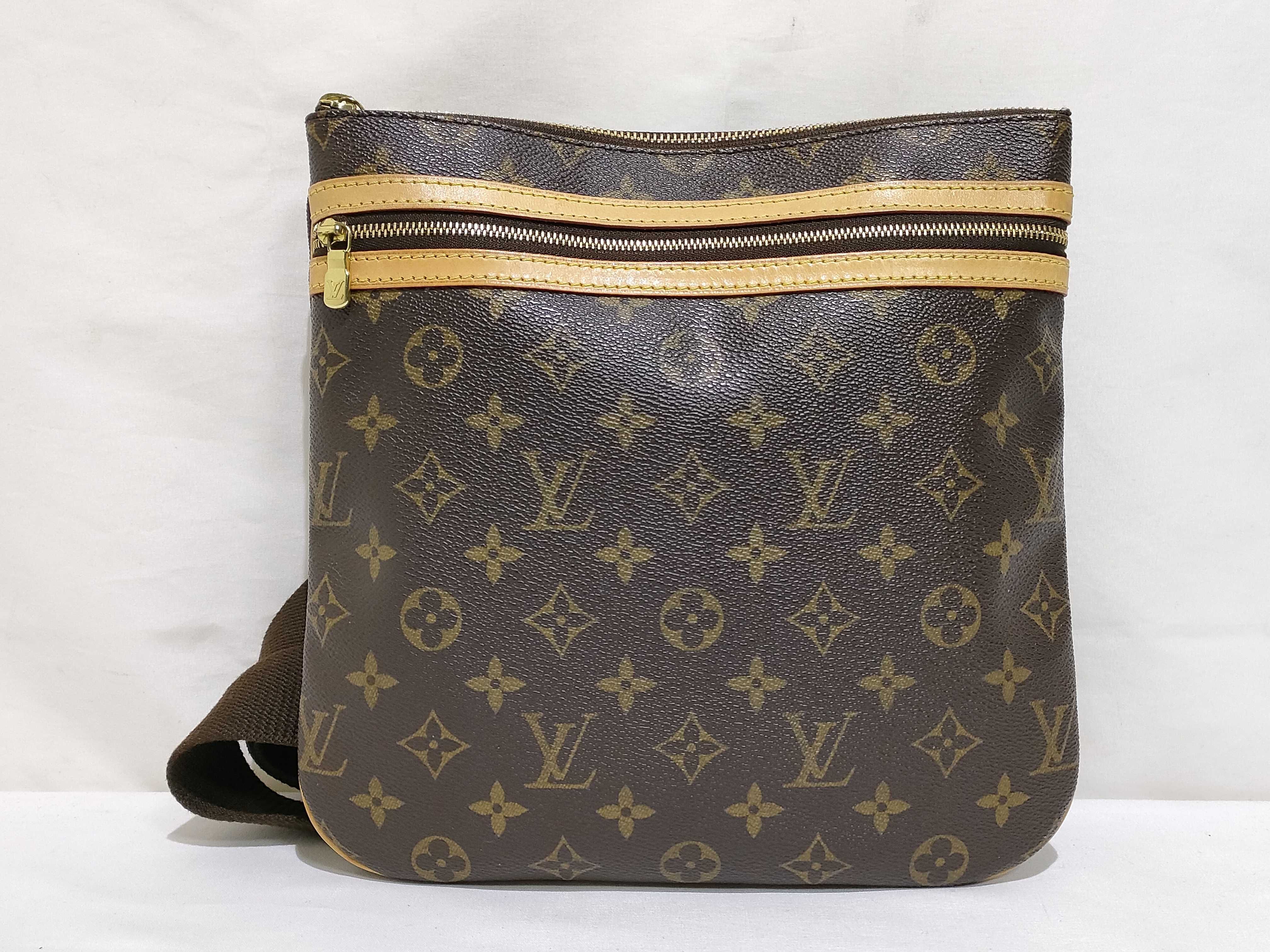 Monogram Pochette Bosphore M40044 MIMI0076 Brown Shoulder Bag