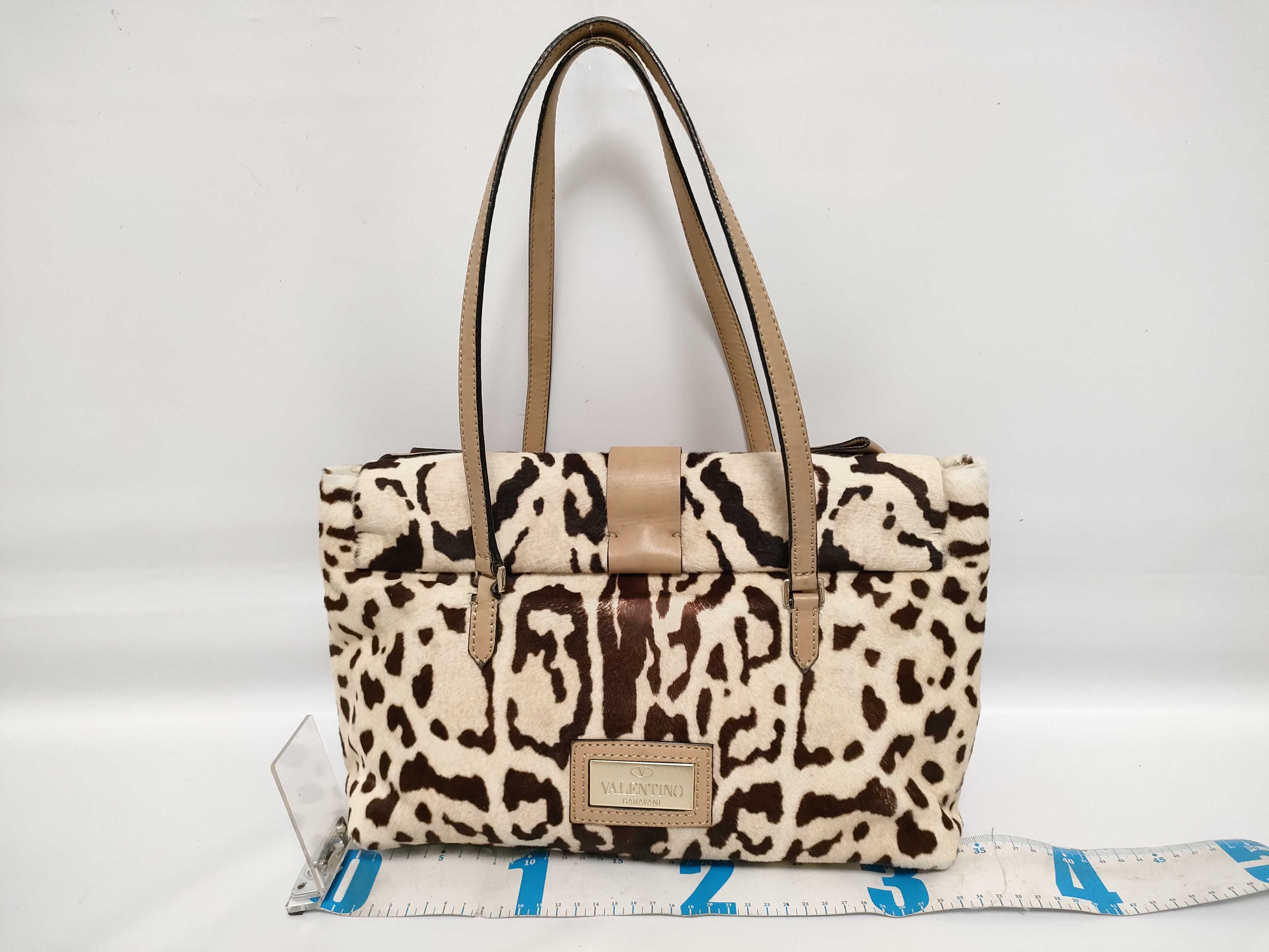Calfskin Leopard Big Ribbon Handbag — view 2