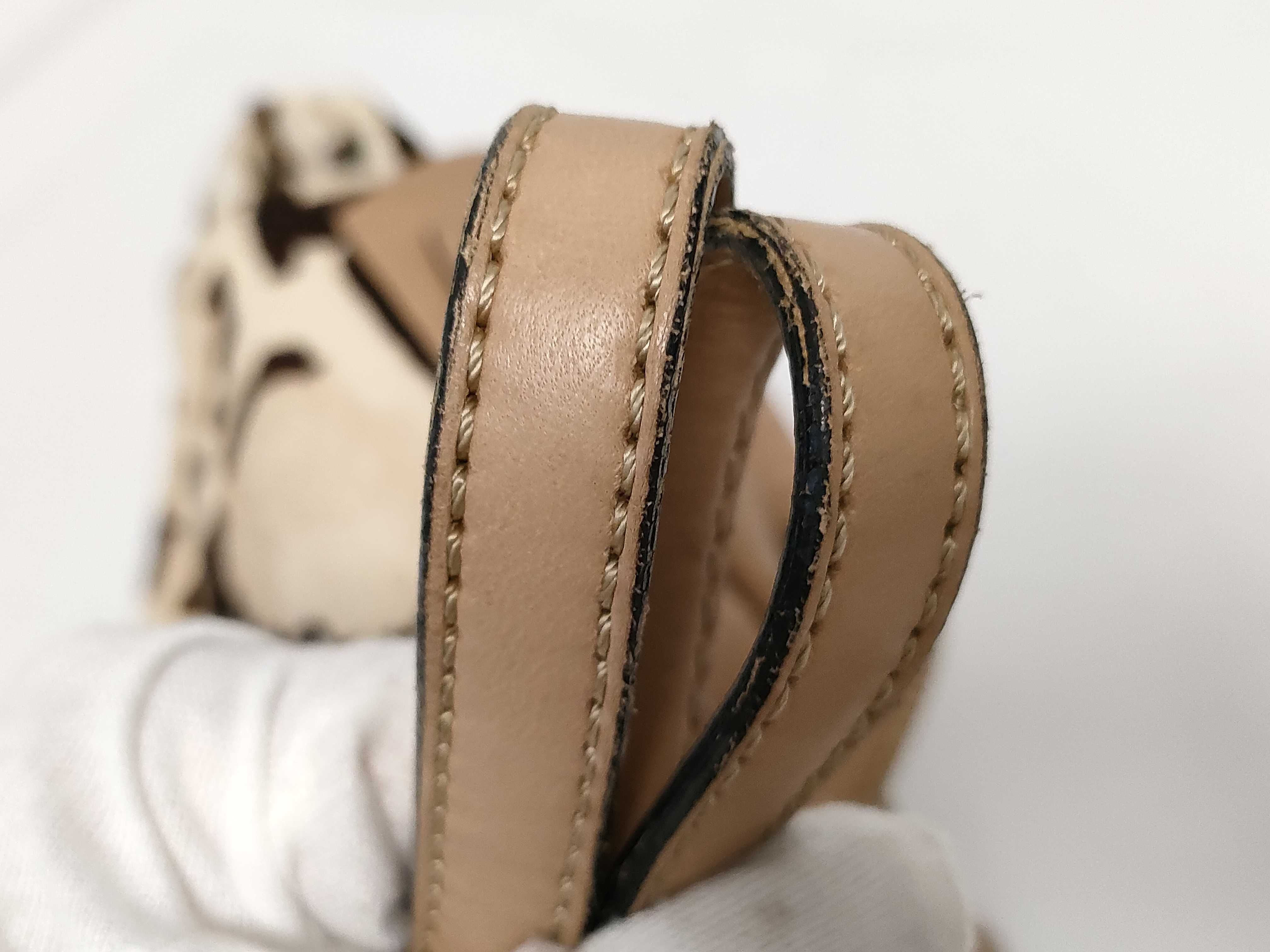 Calfskin Leopard Big Ribbon Handbag — view 4