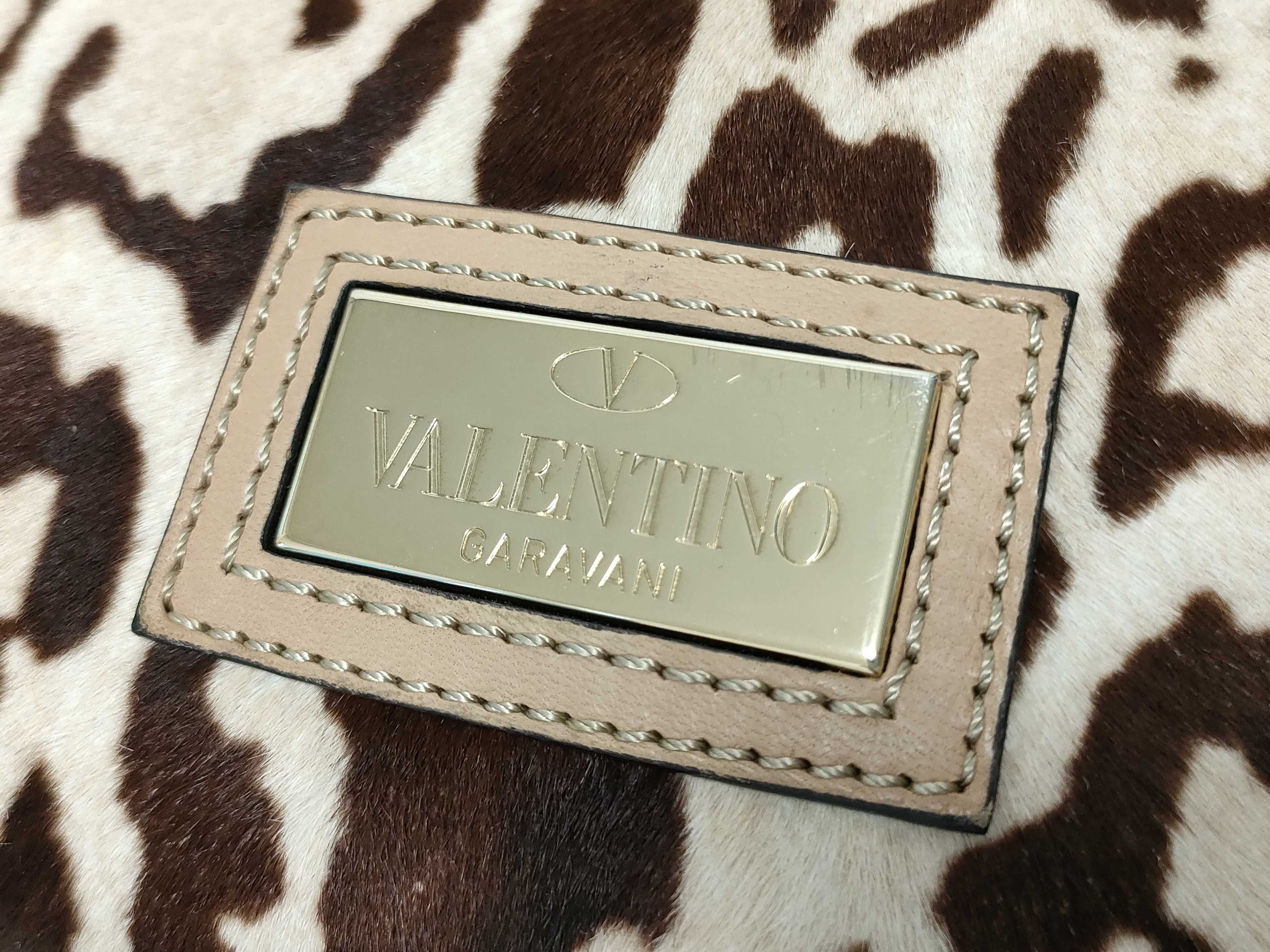 Calfskin Leopard Big Ribbon Handbag — view 8