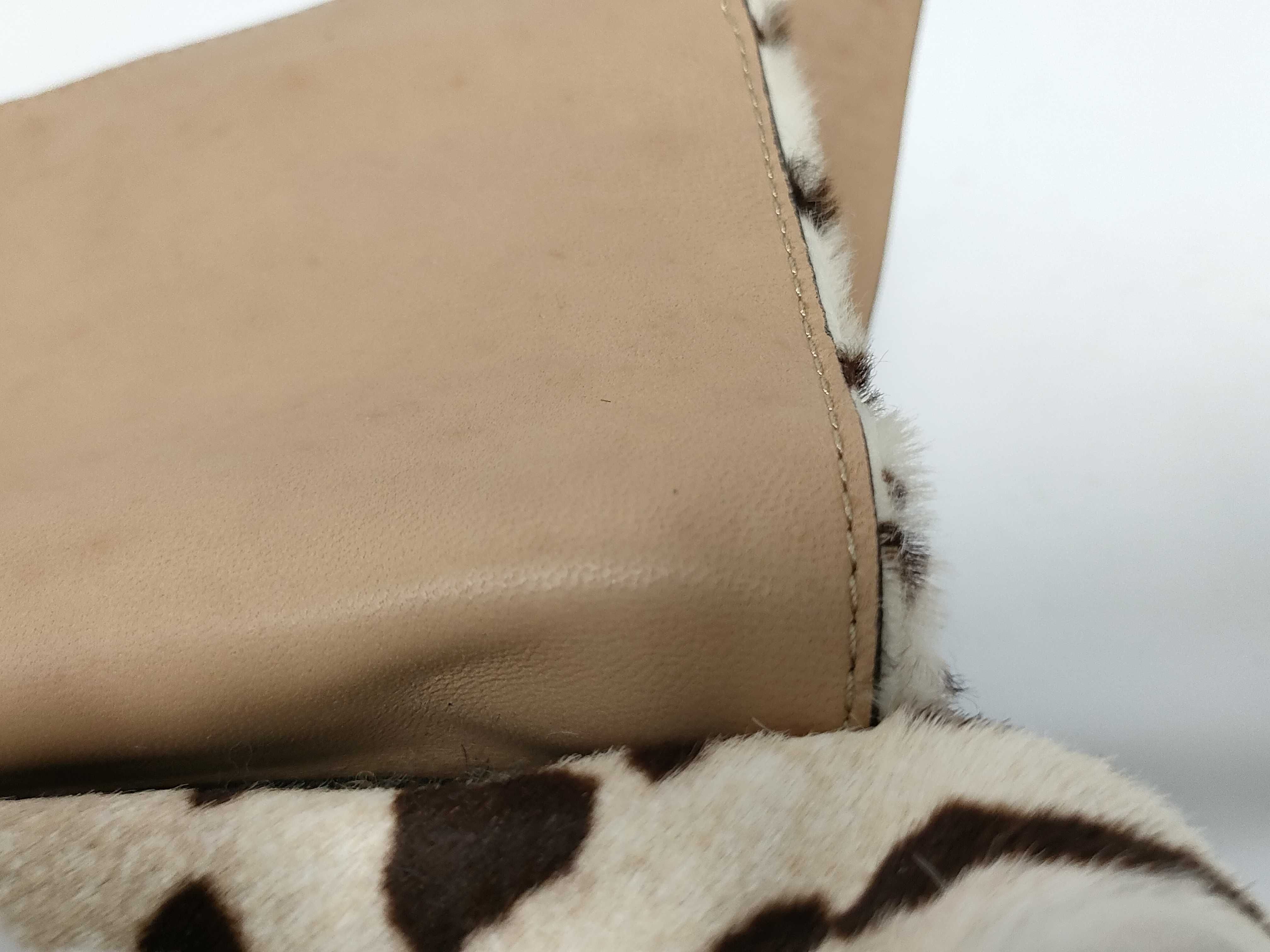 Calfskin Leopard Big Ribbon Handbag — view 10