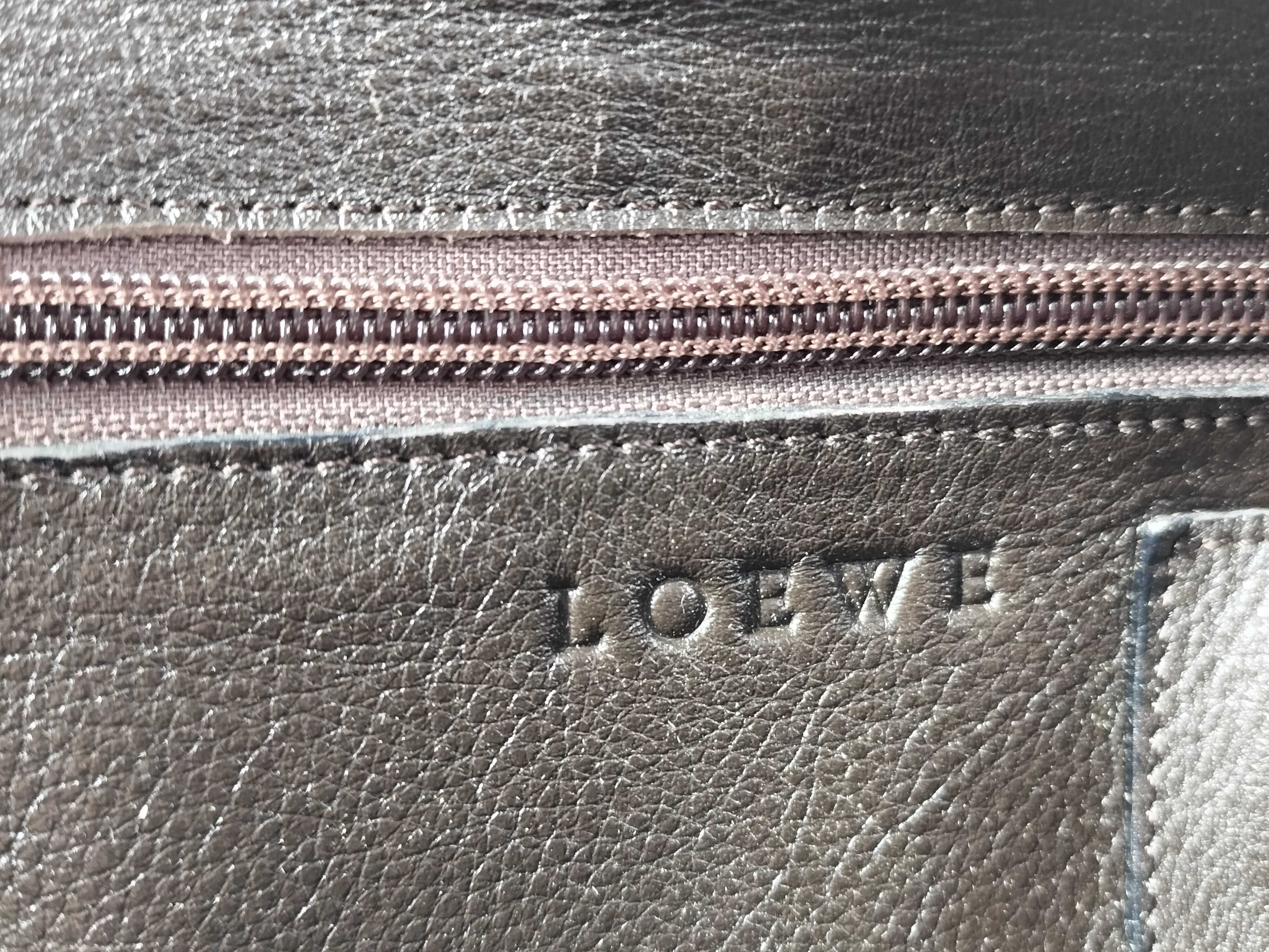 Suede Anagram One-Shoulder Bag, Brown Shoulder Bag — view 11