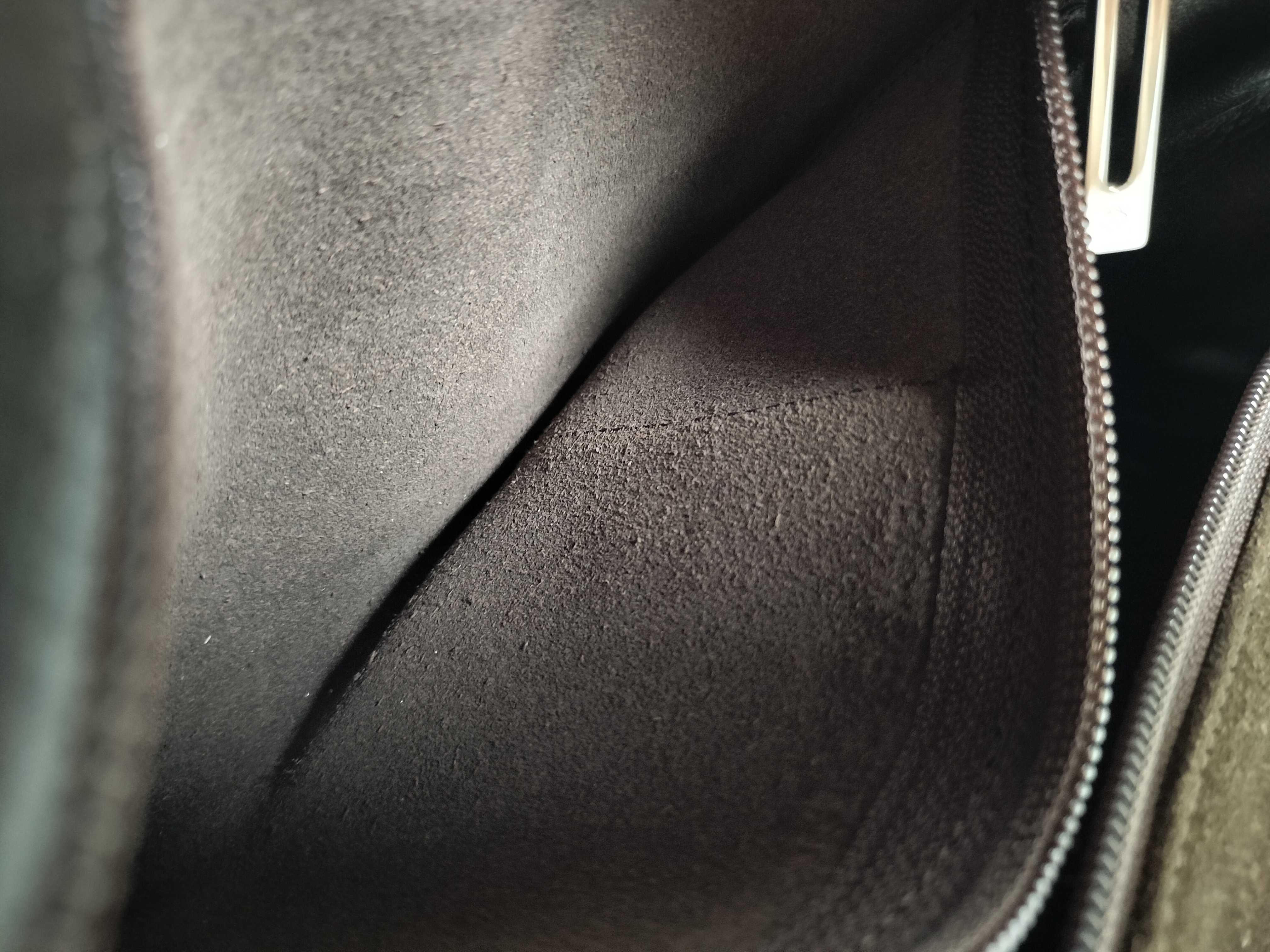 Suede Anagram One-Shoulder Bag, Brown Shoulder Bag — view 12