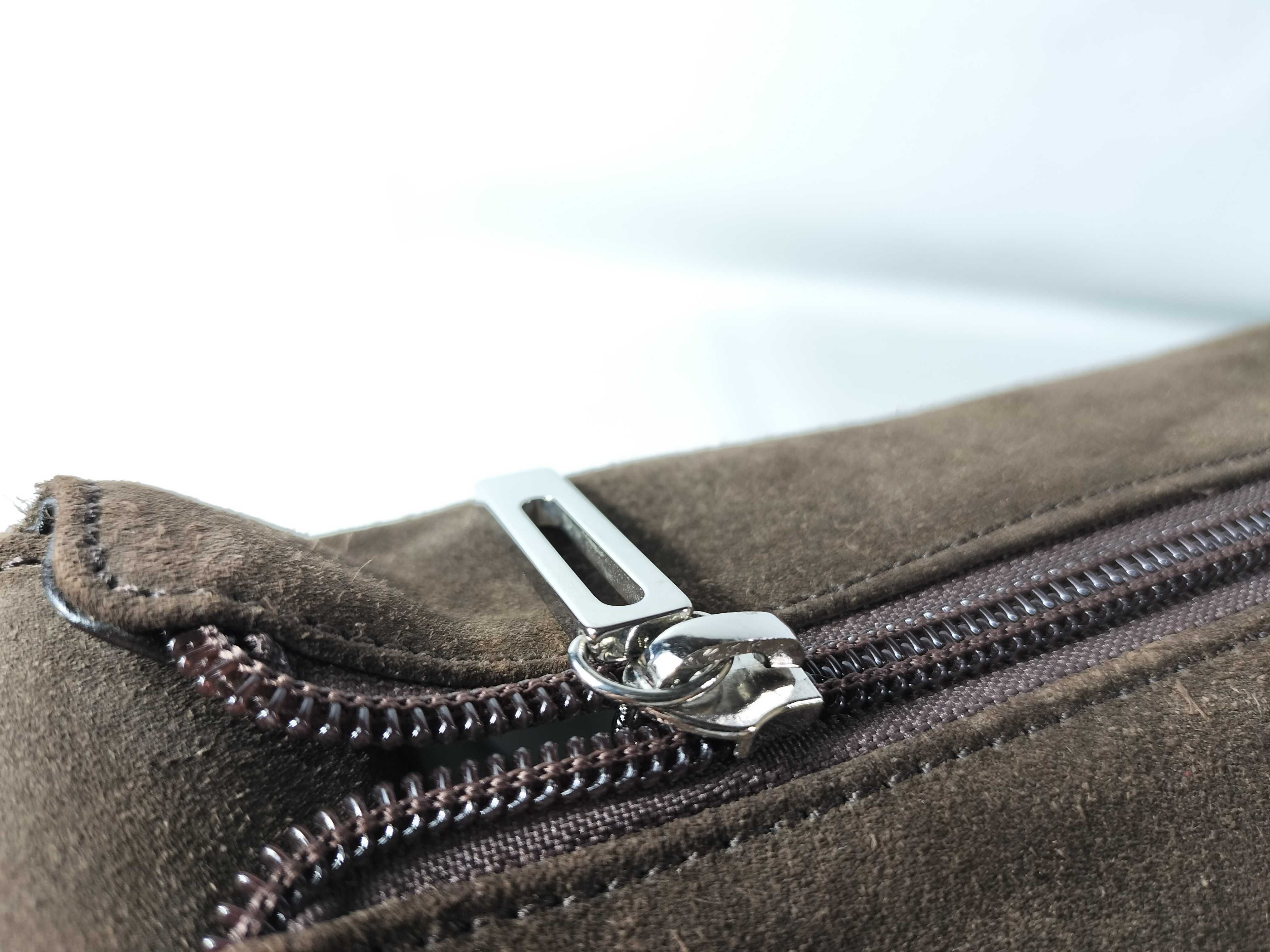 Suede Anagram One-Shoulder Bag, Brown Shoulder Bag — view 8