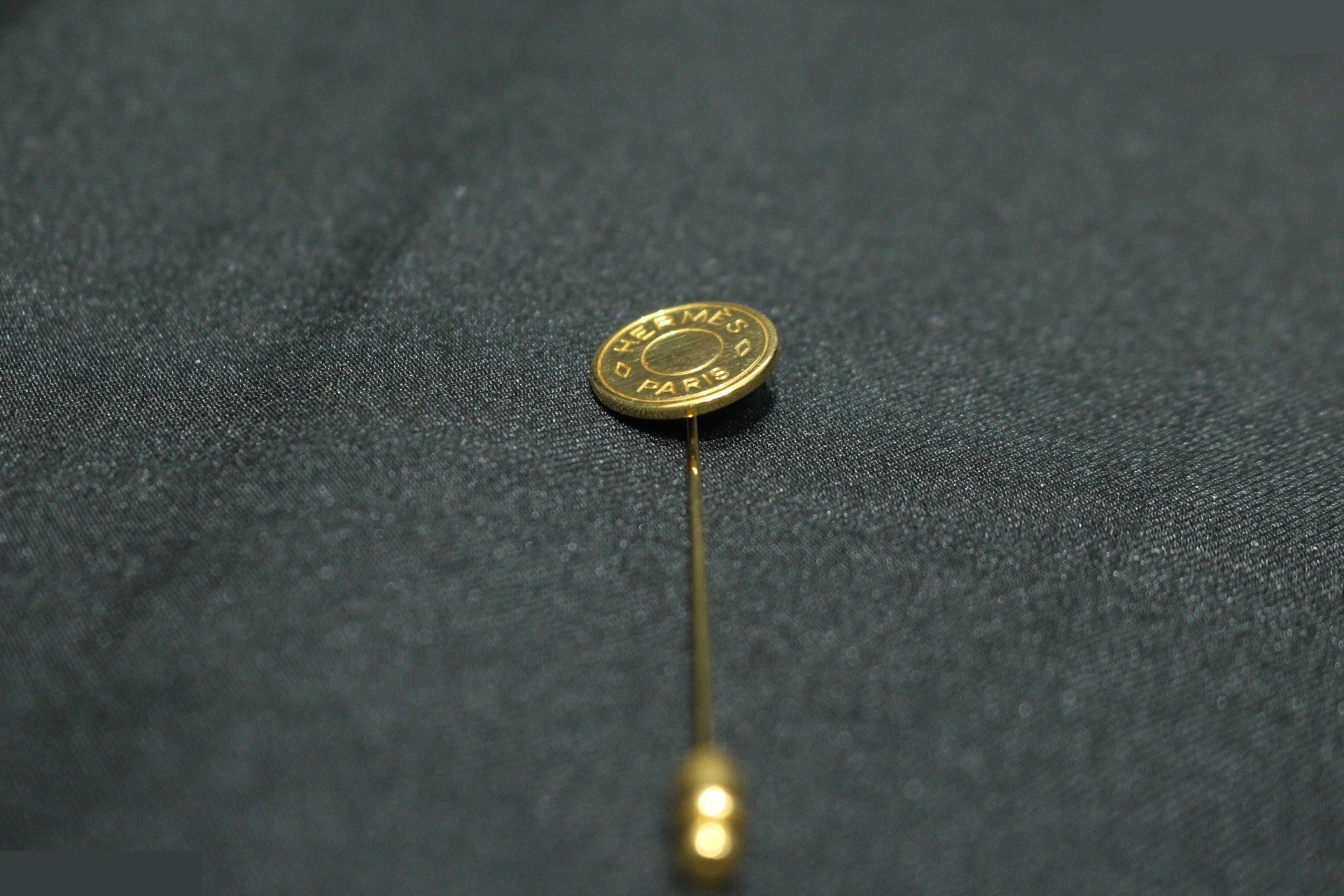 Sellier Pin Brooch - Gold — view 2