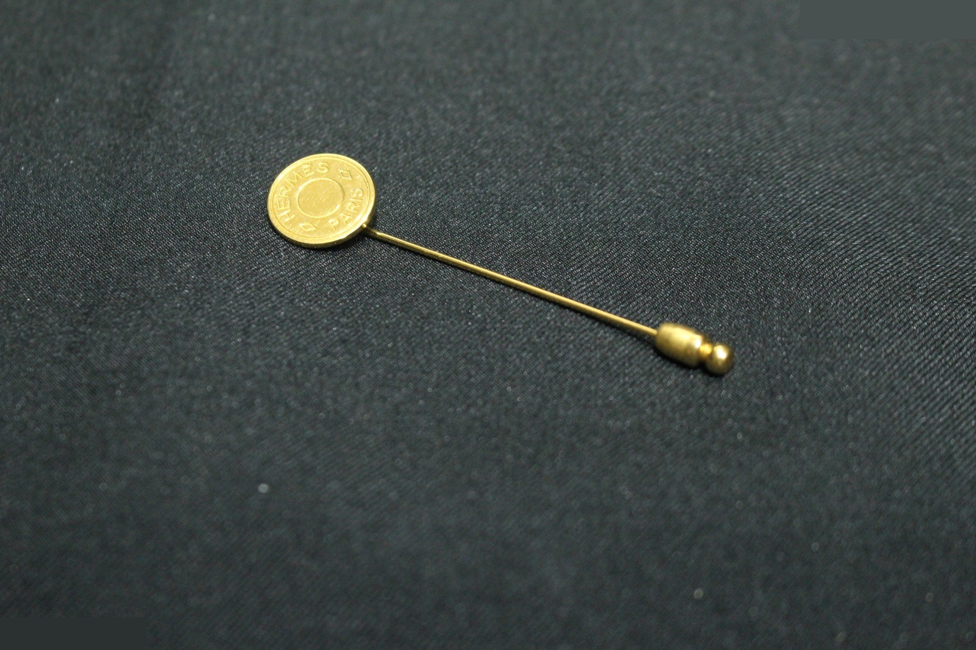 Sellier Pin Brooch - Gold — view 3