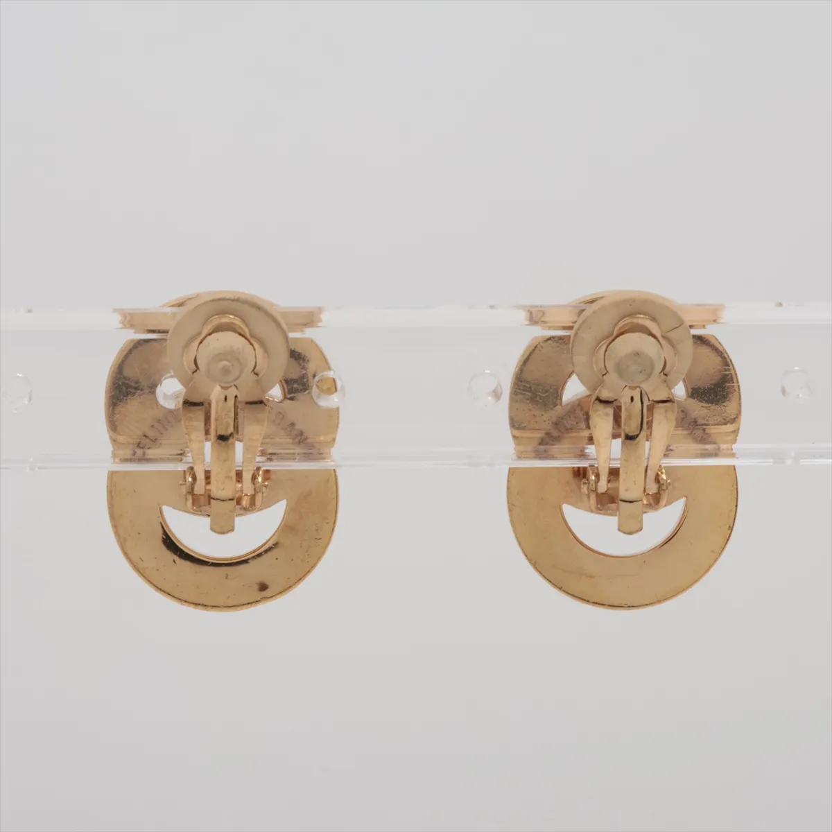 earrings (for both ears), GP gold. — view 2