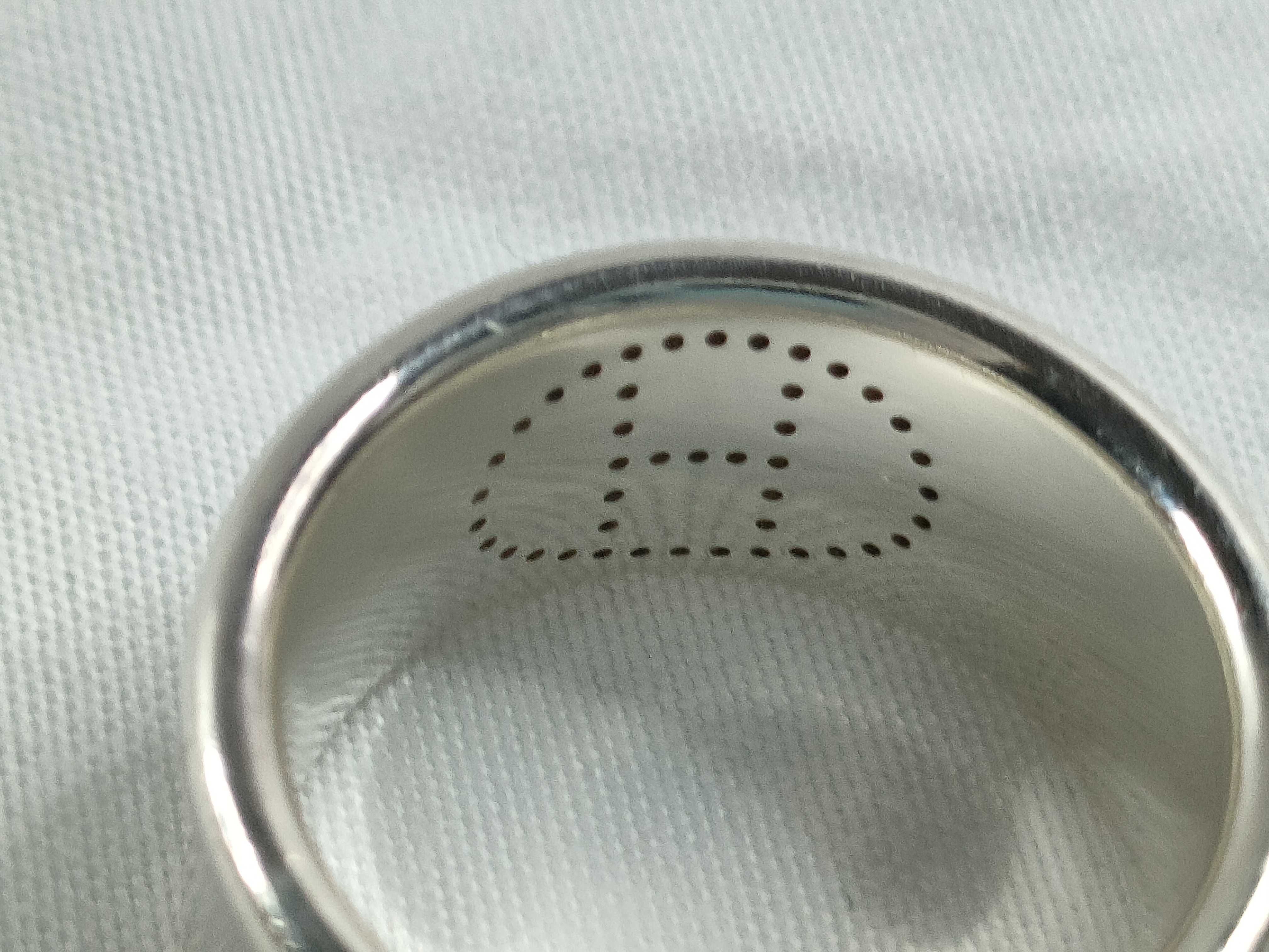 Hermès H-shaped punched ring, sterling silver 925 ring — view 8