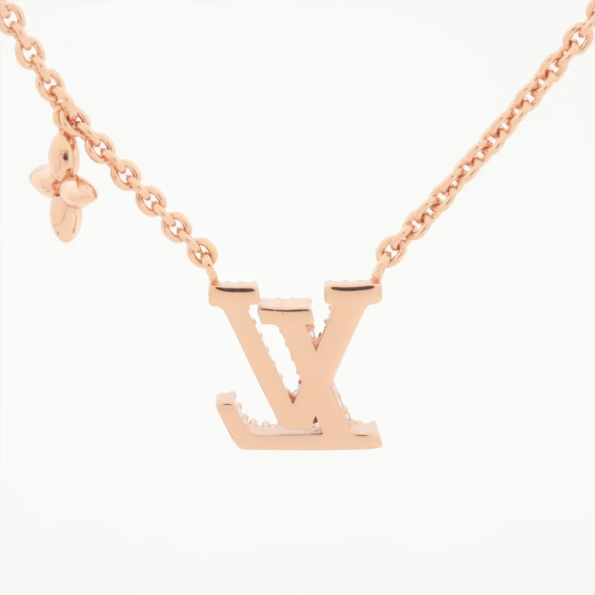 M00985 Collier LV Iconic TE5205 Necklace, GP x Rhinestone, Rose Gold, — view 2