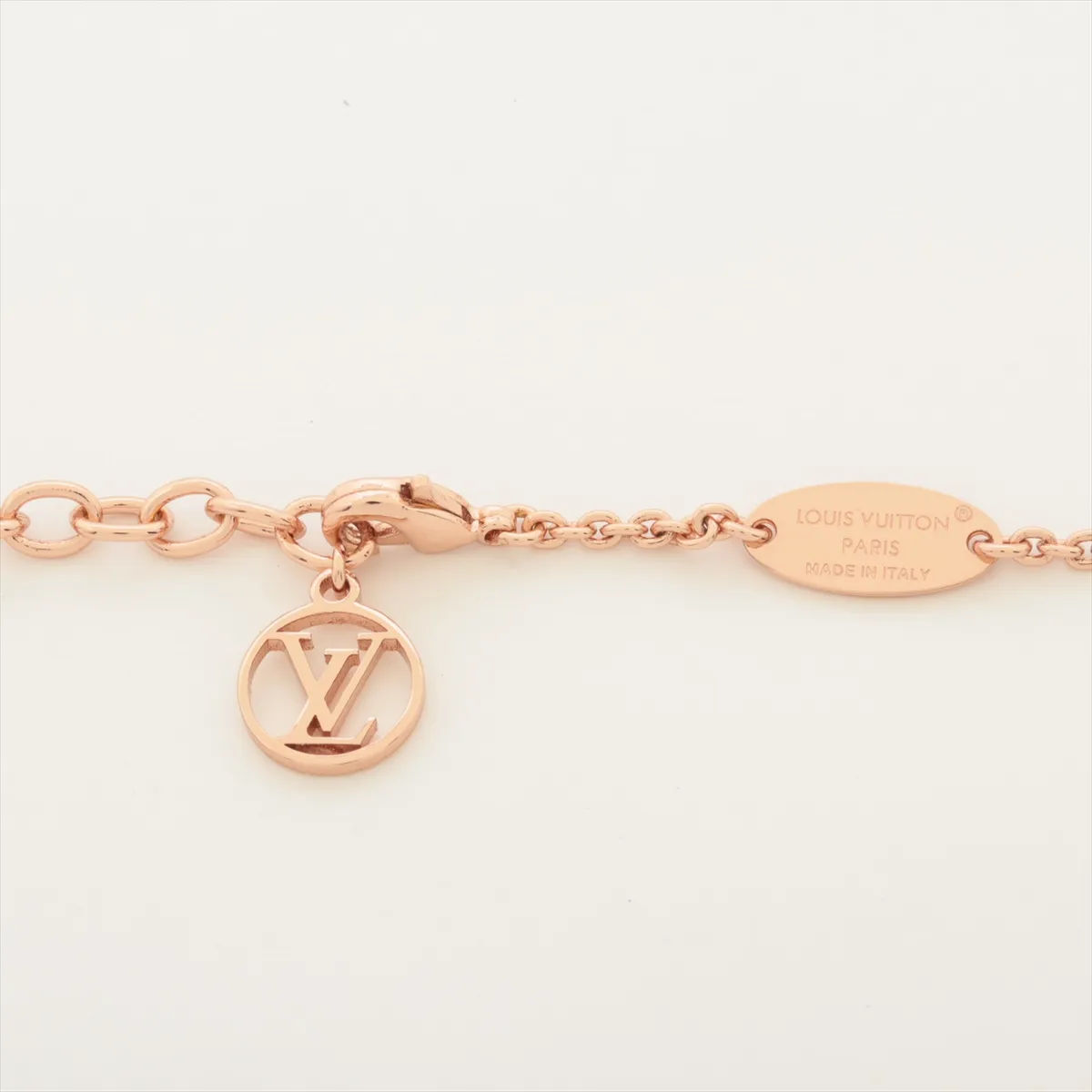 M00985 Collier LV Iconic TE5205 Necklace, GP x Rhinestone, Rose Gold, — view 3