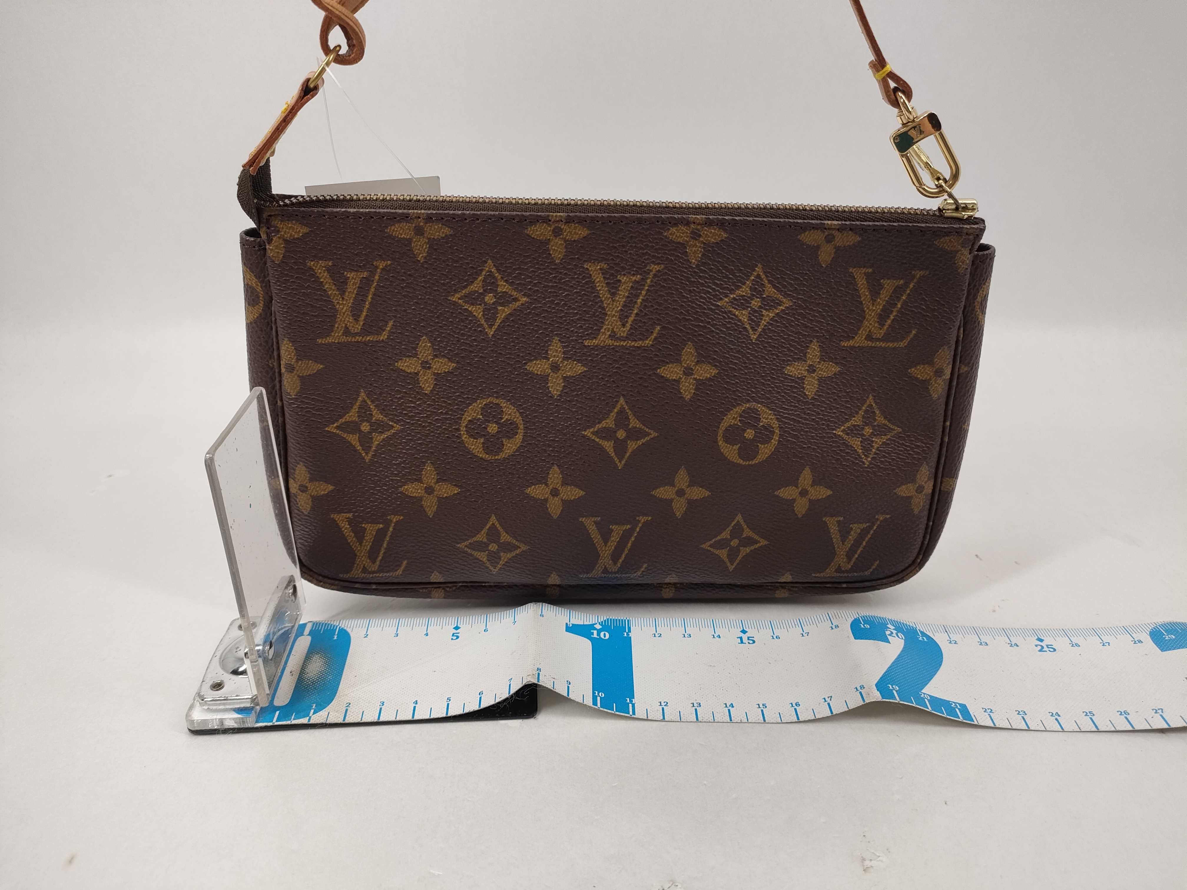 Monogram Sac Shopping Bag with attached pouch — view 2