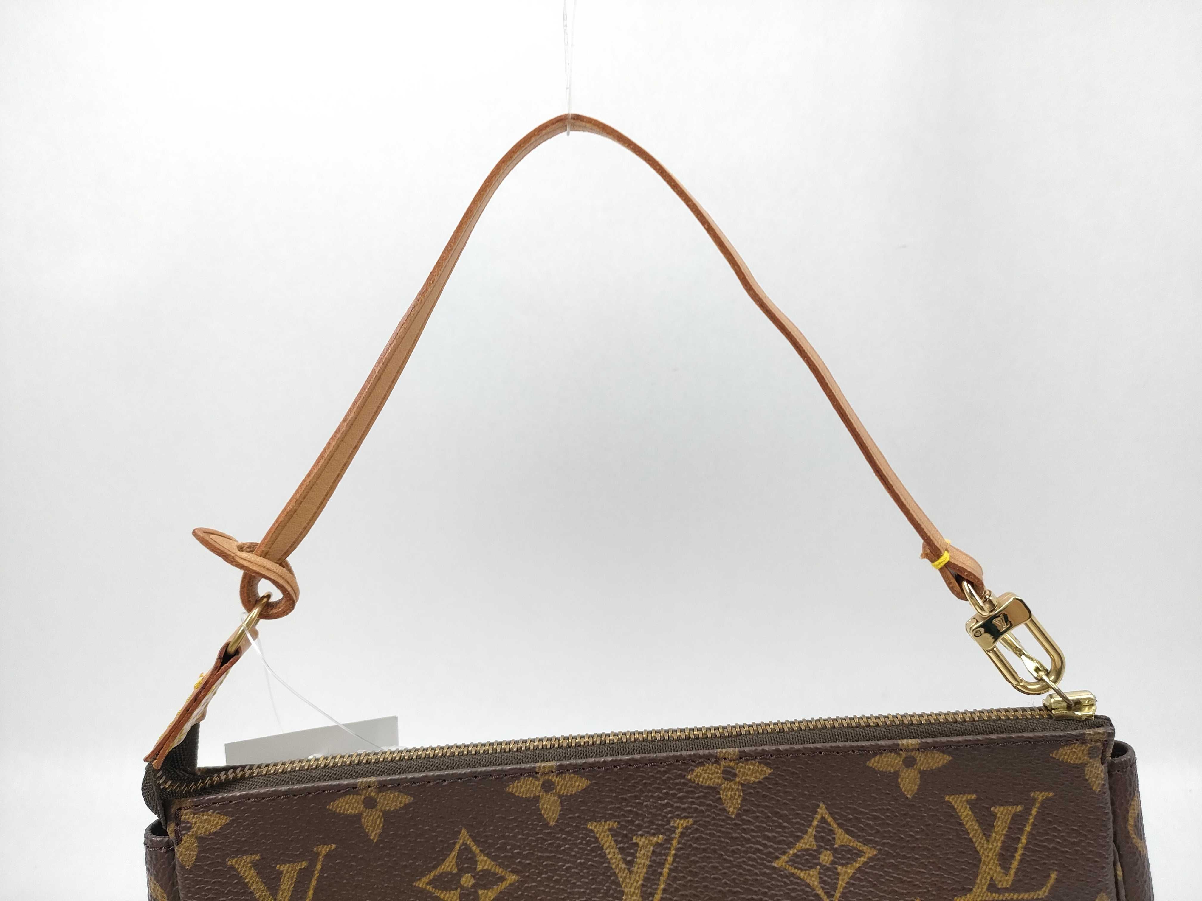 Monogram Sac Shopping Bag with attached pouch — view 4