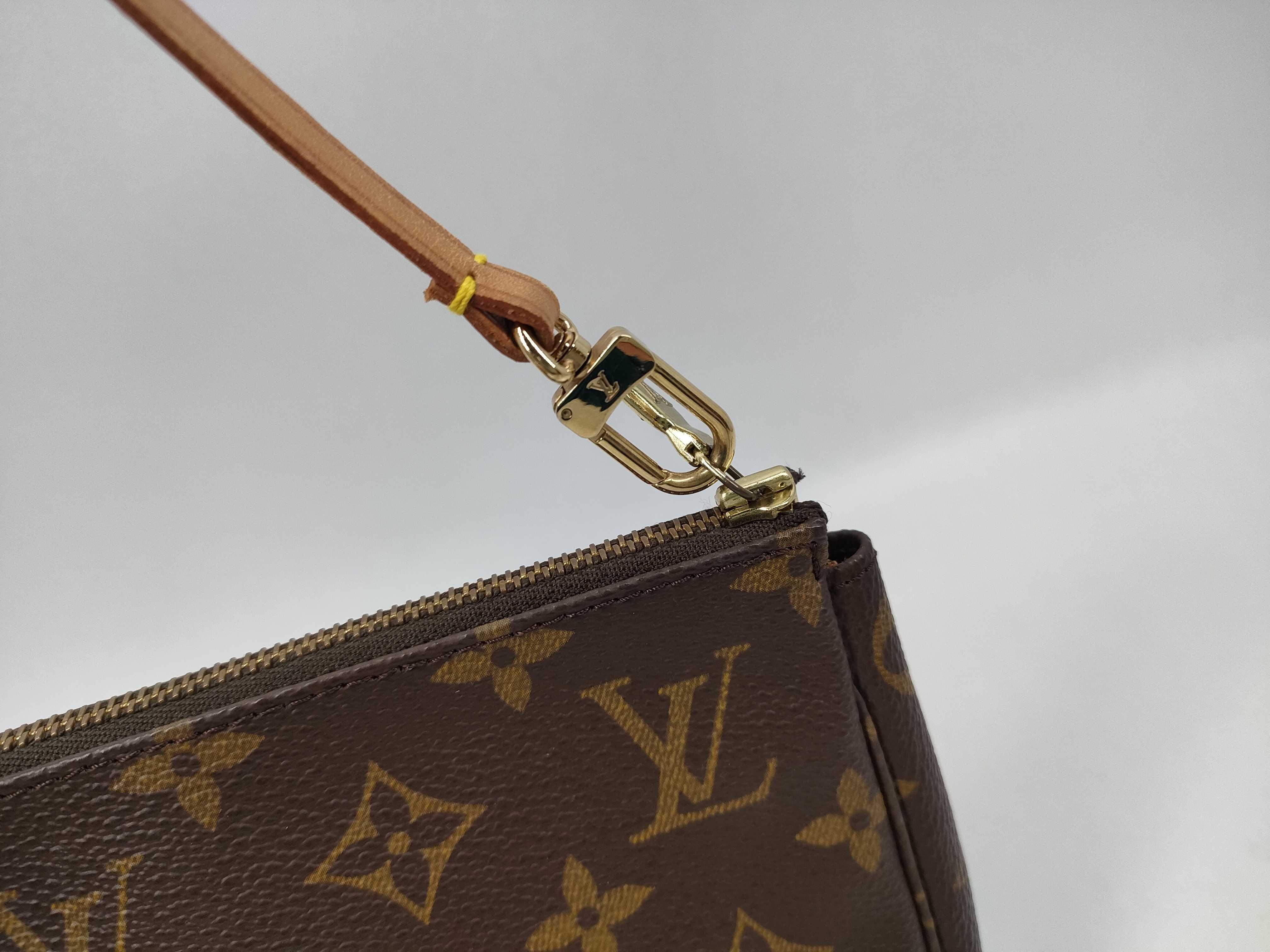 Monogram Sac Shopping Bag with attached pouch — view 5