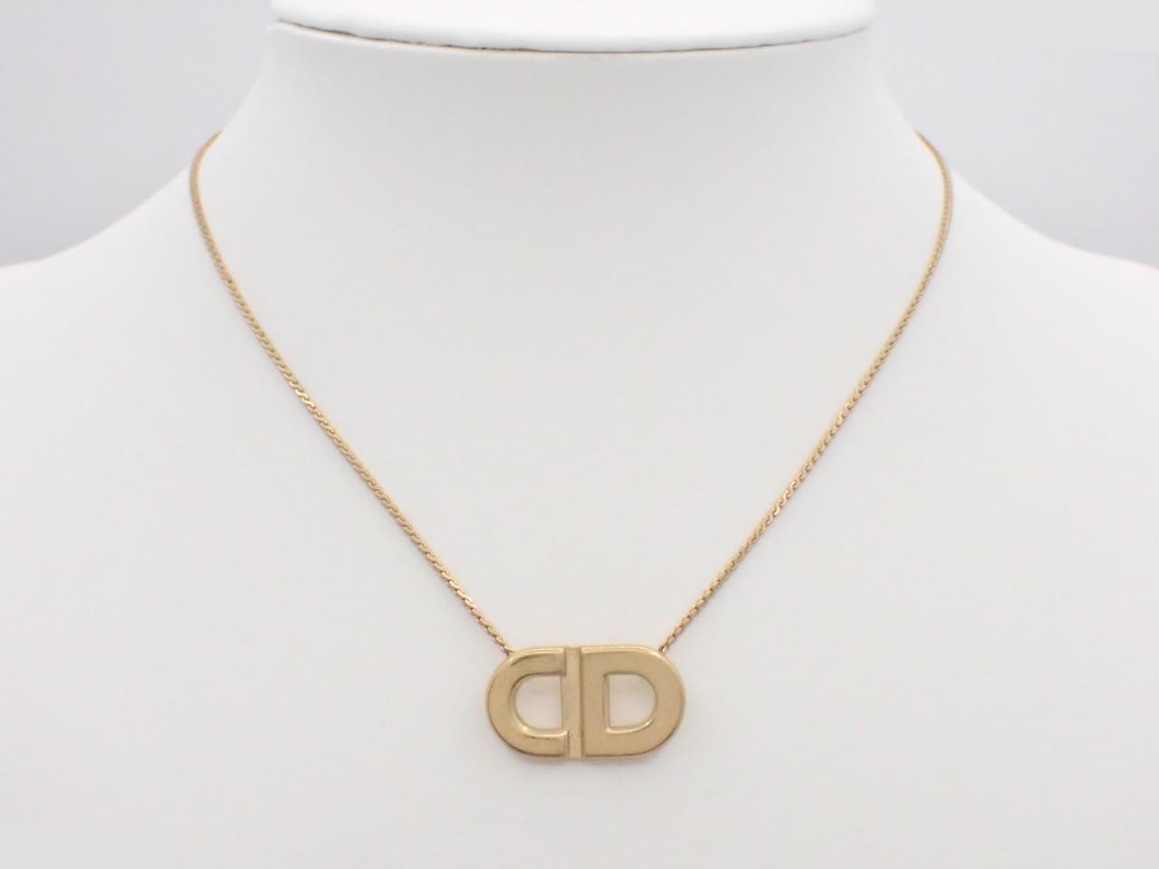 logo necklace, chain approximately 38cm — view 3