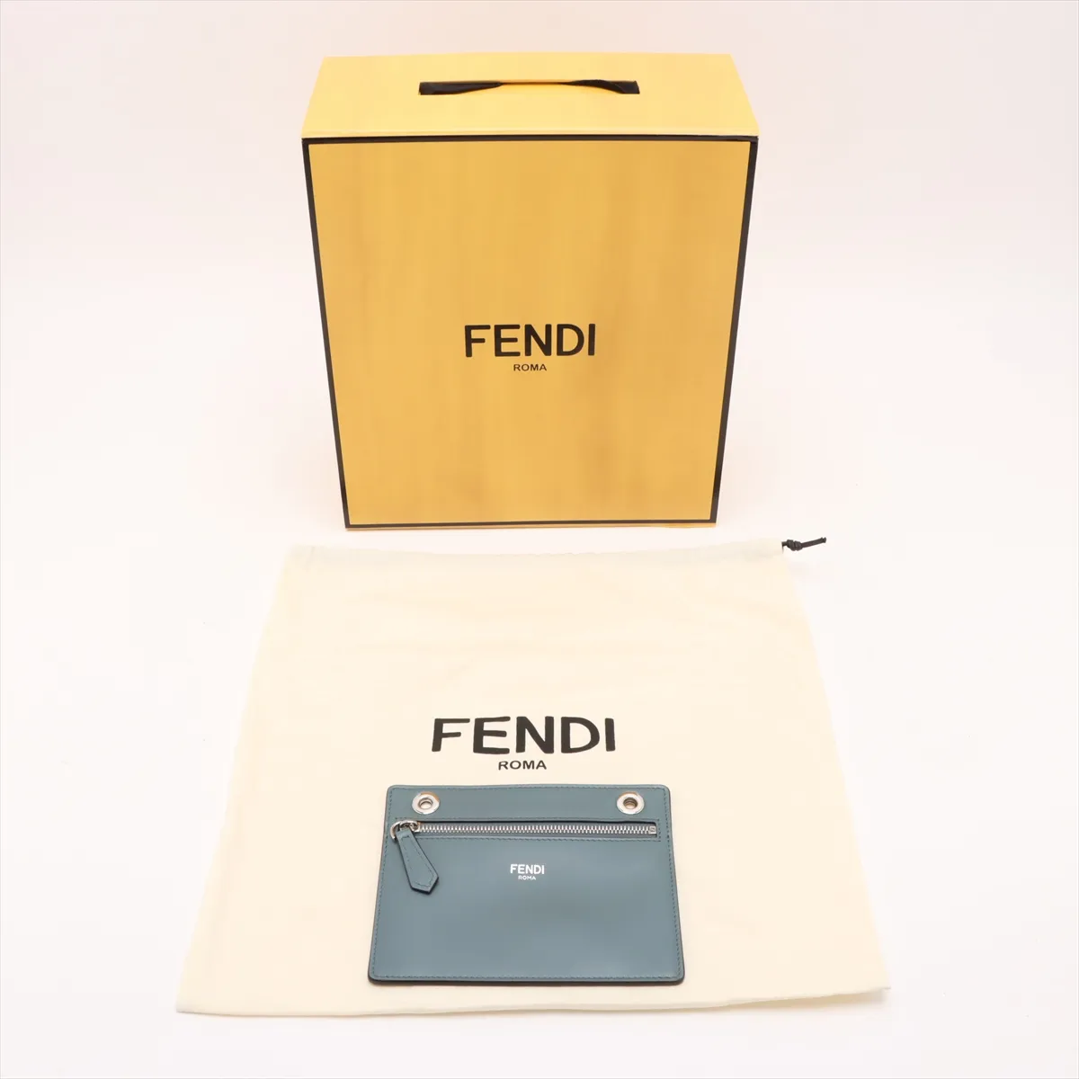 Peekaboo IC U Small Leather 2WAY Handbag Blue 7VA530 — view 13