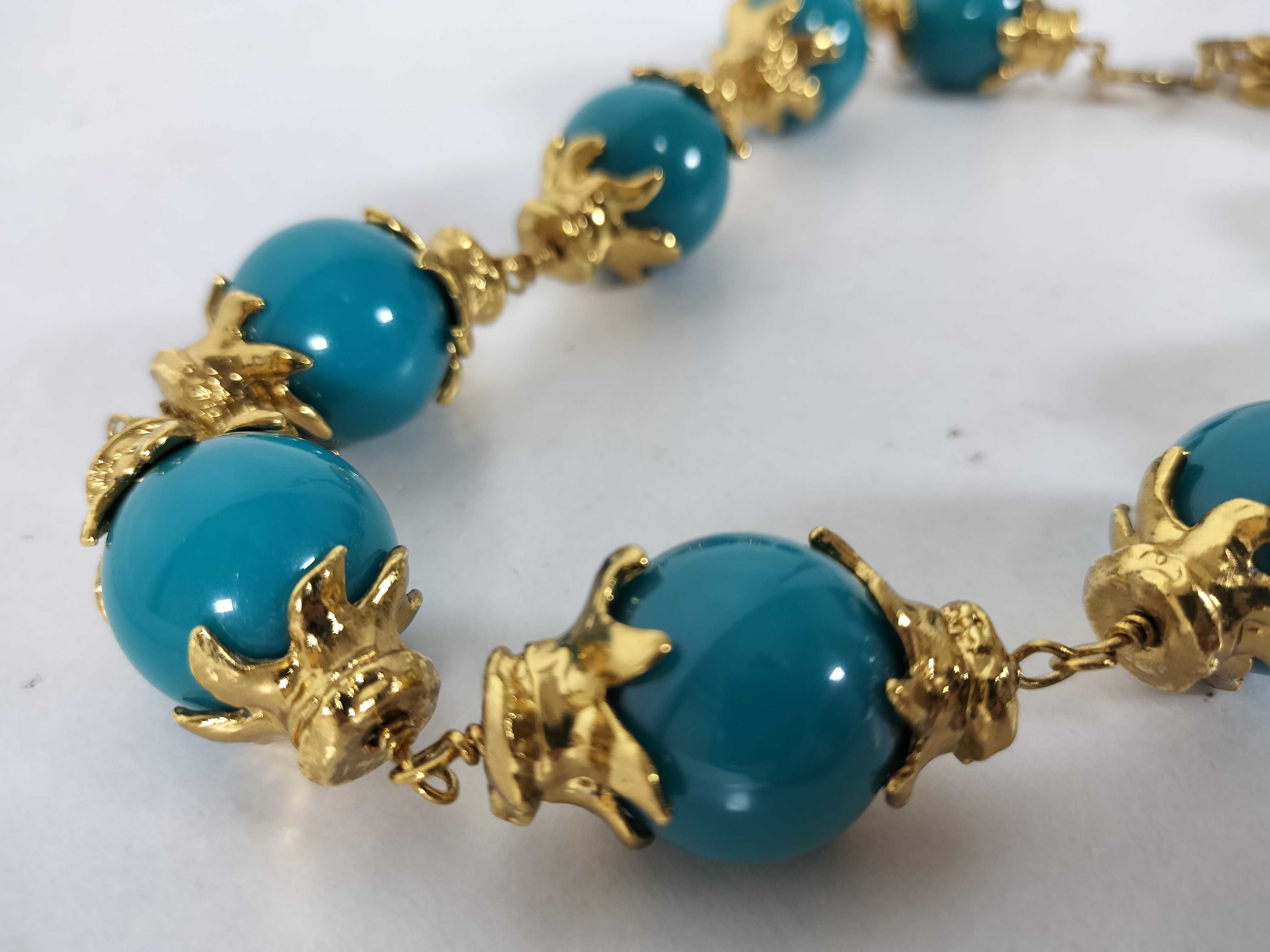 large stone necklace — view 9