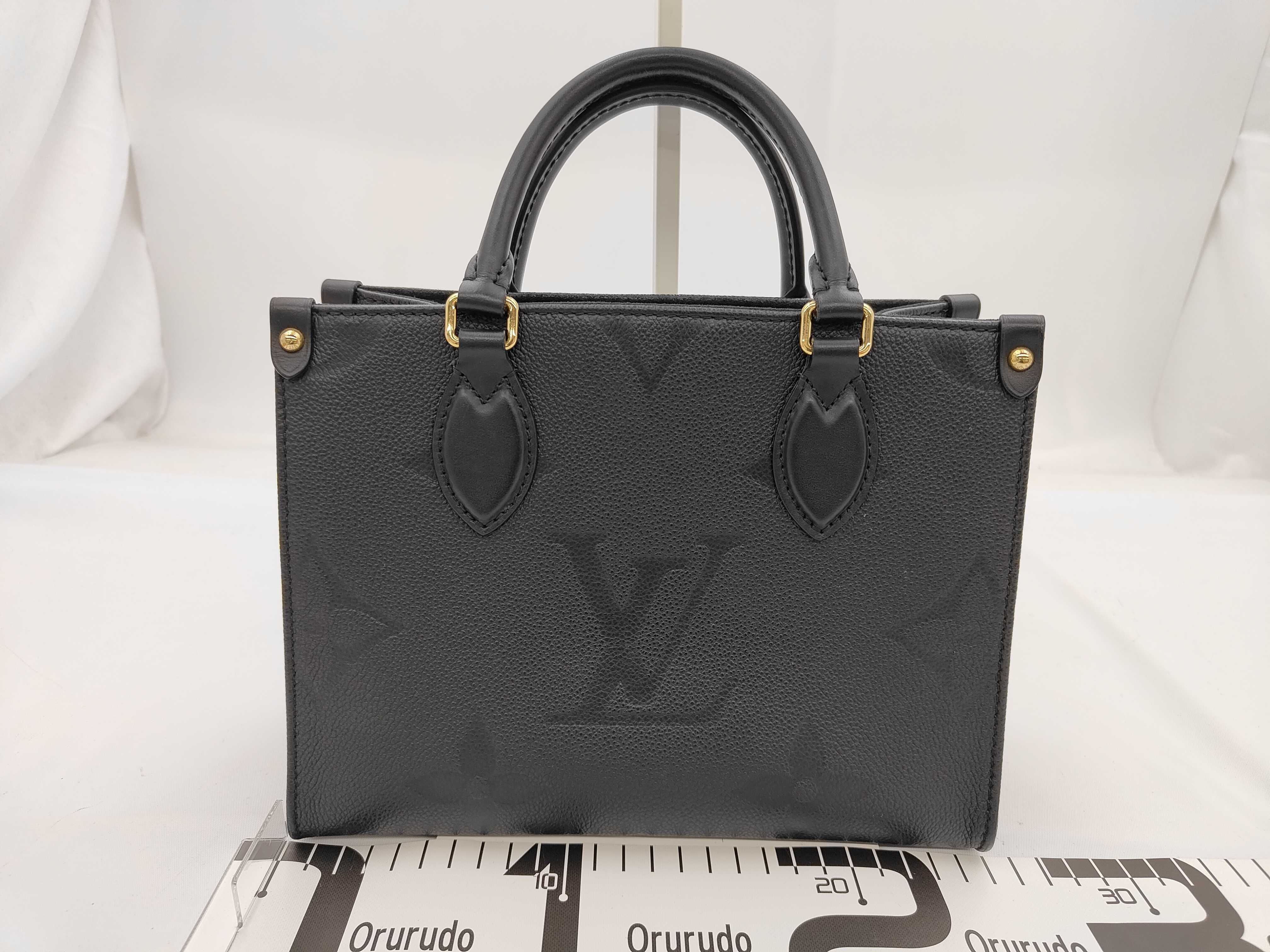 Black Monogram Empreinte Leather Onsago PM Handbag — view 2