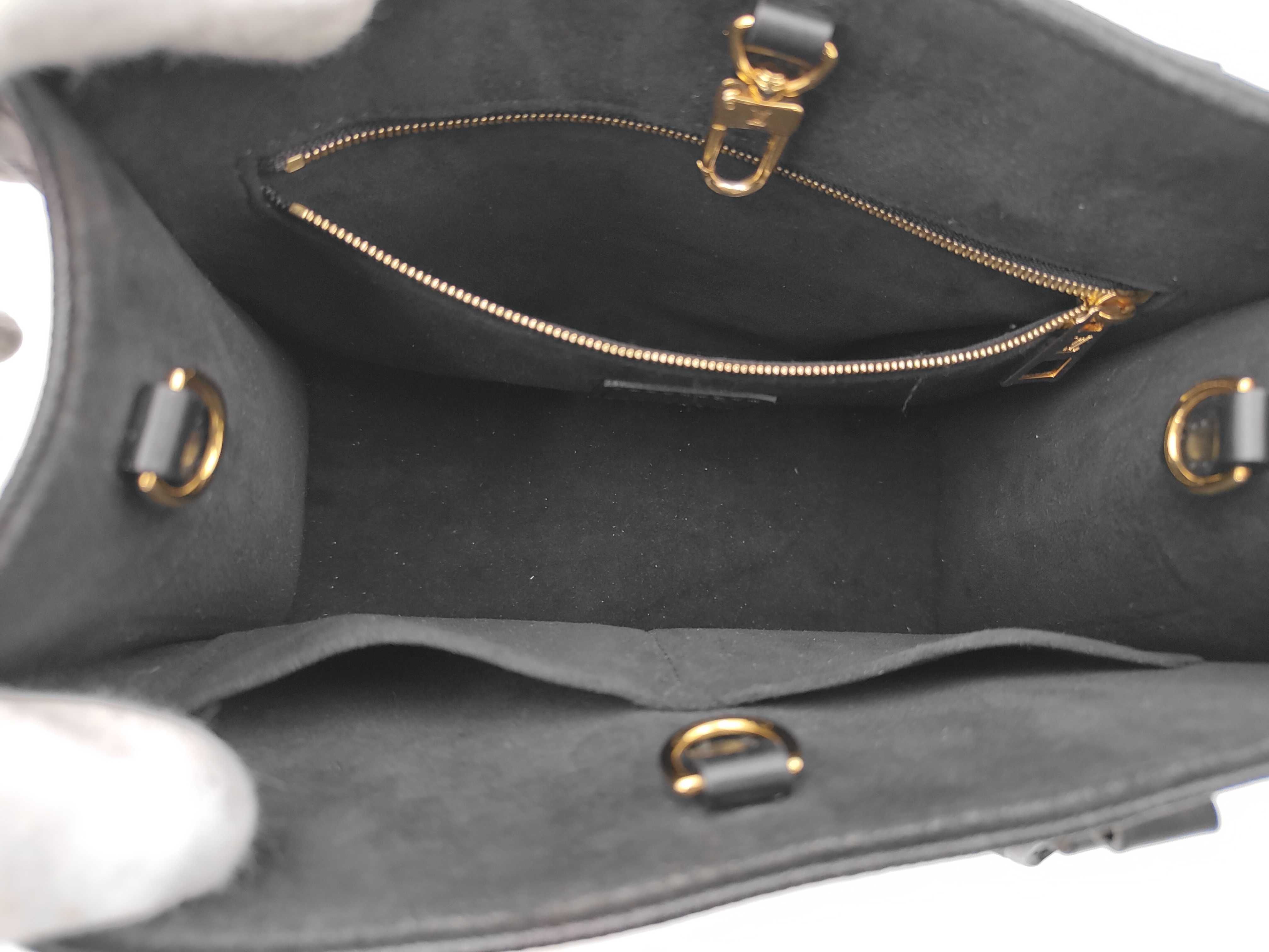 Black Monogram Empreinte Leather Onsago PM Handbag — view 8