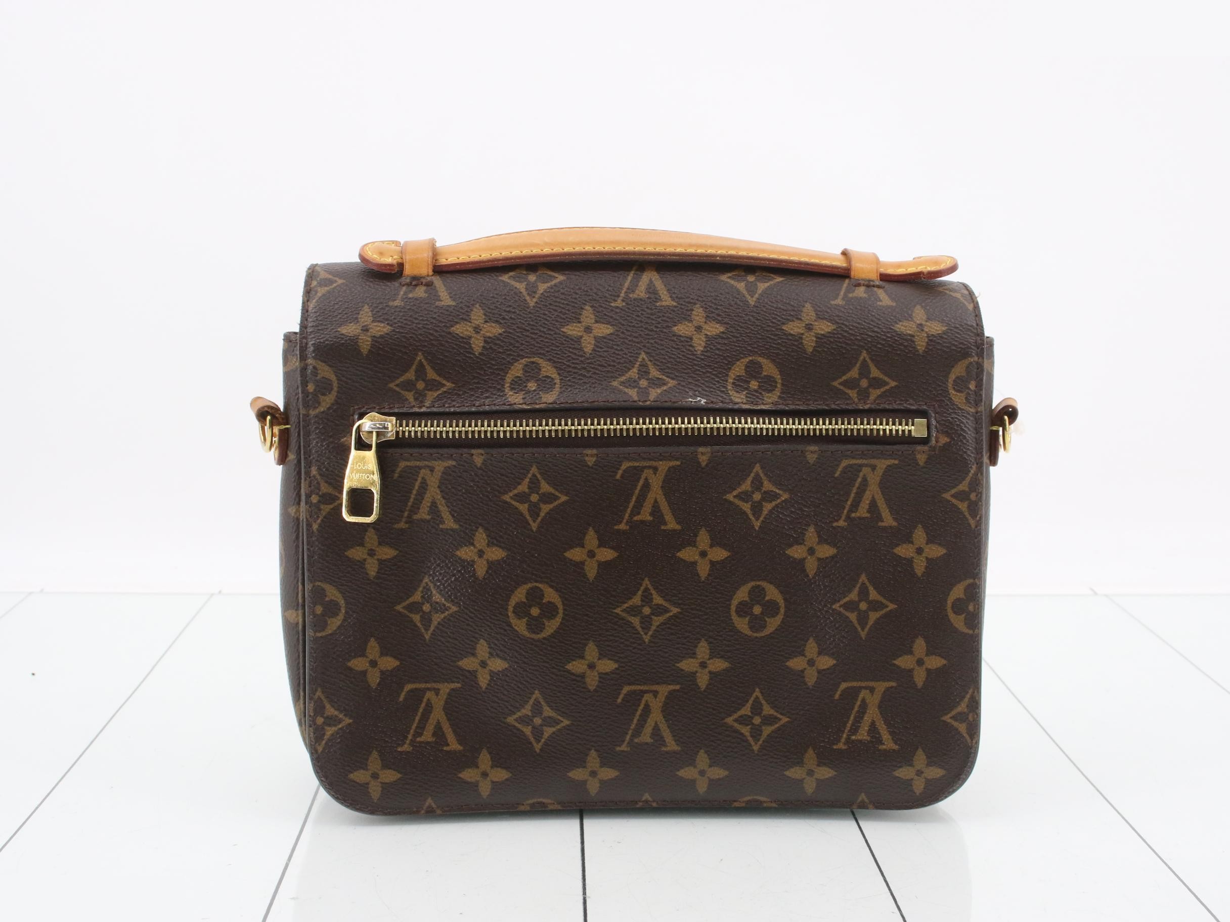 Monogram Pochette Metis MM 2-Way Shoulder Bag, Brown — view 2
