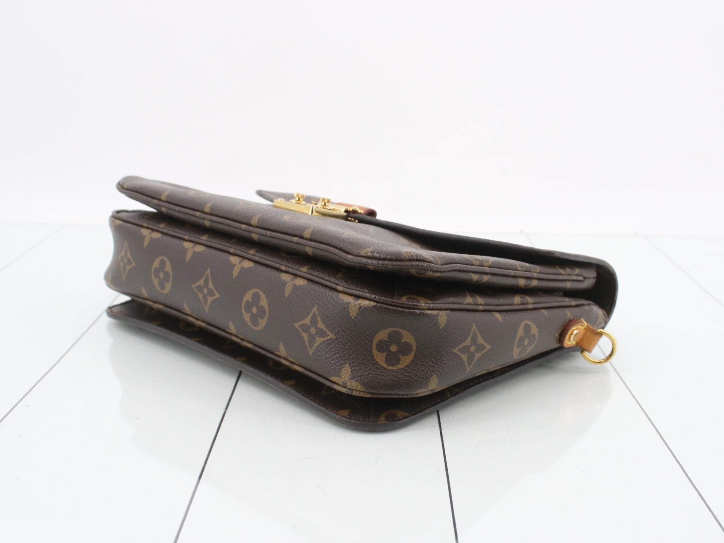 Monogram Pochette Metis MM 2-Way Shoulder Bag, Brown — view 6