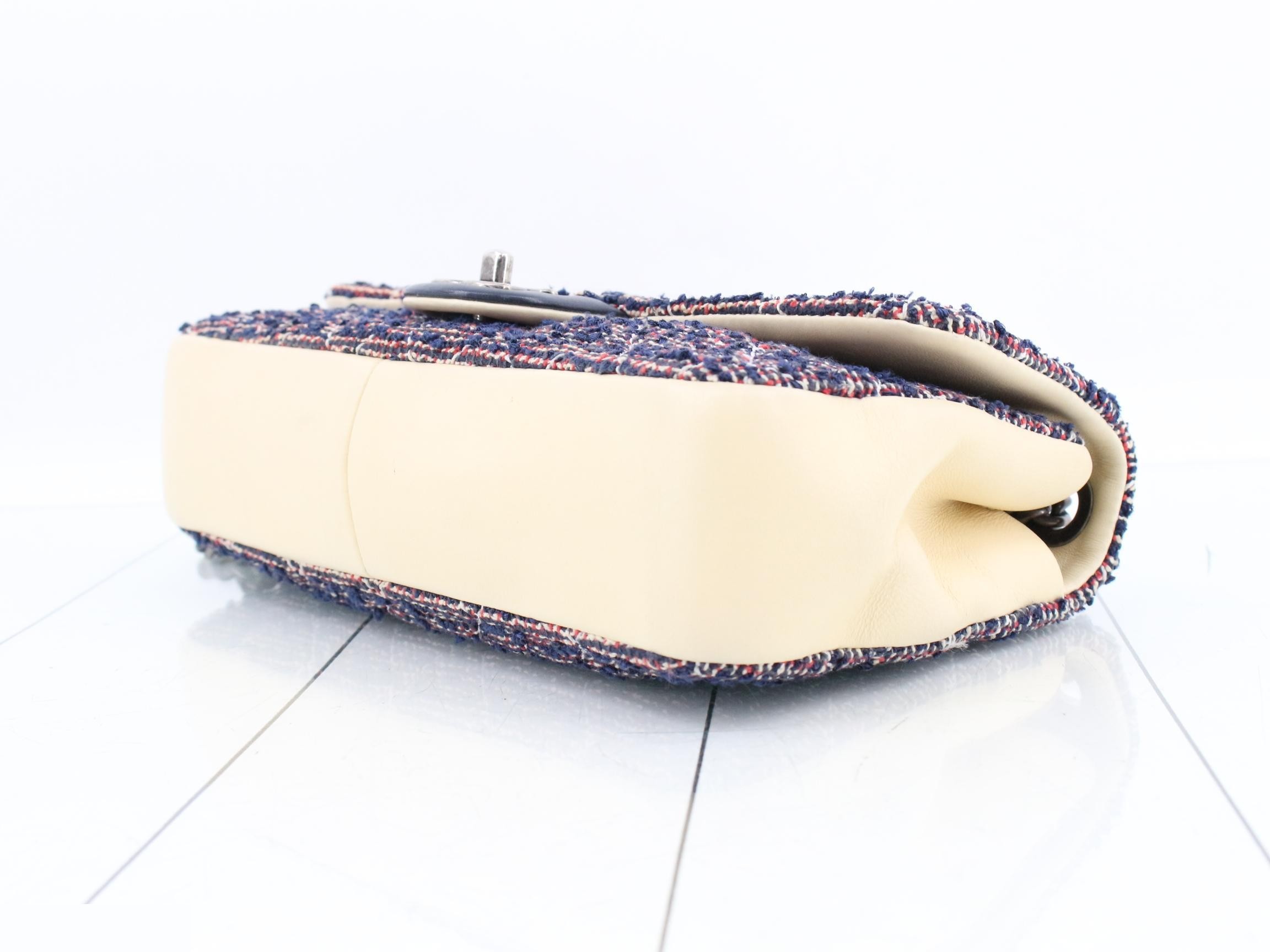 Tweed chain shoulder bag — view 6