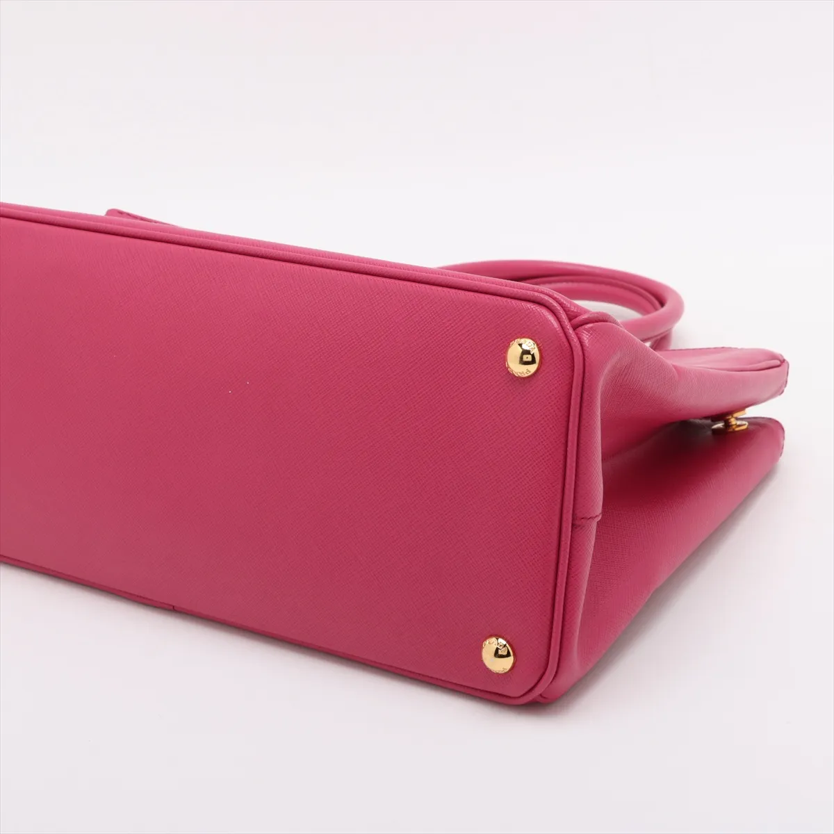 Saffiano Galleria Leather 2WAY Handbag Pink — view 3