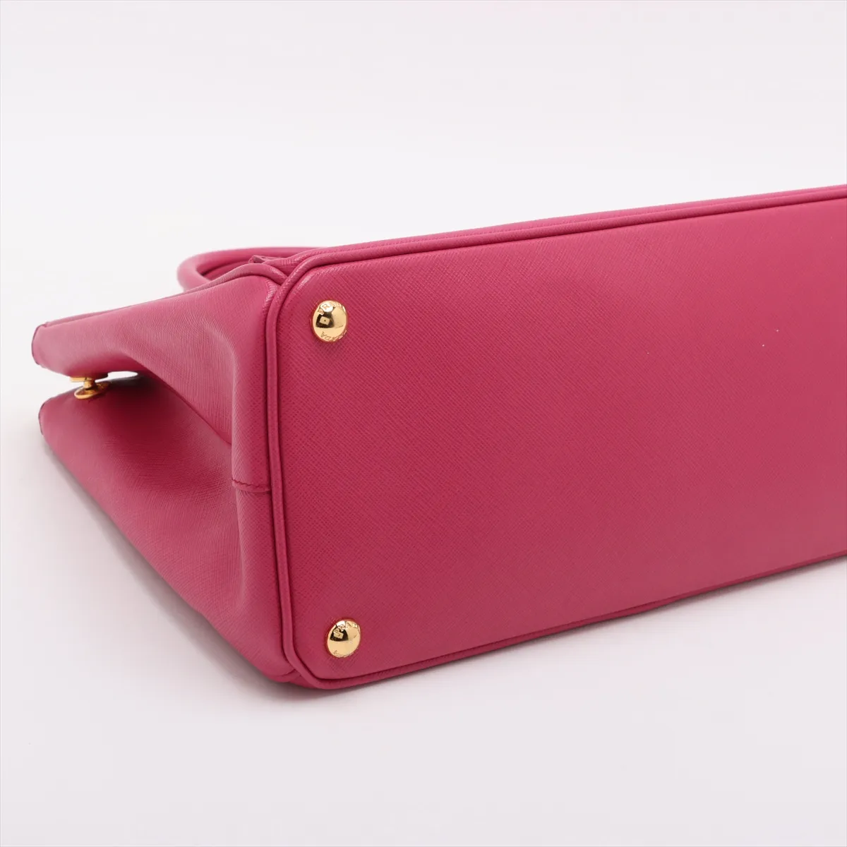 Saffiano Galleria Leather 2WAY Handbag Pink — view 4