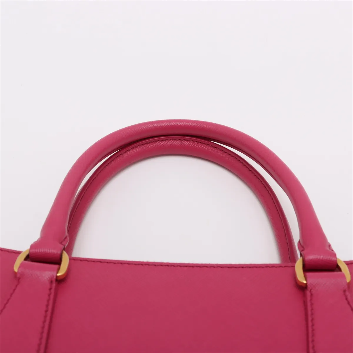 Saffiano Galleria Leather 2WAY Handbag Pink — view 6