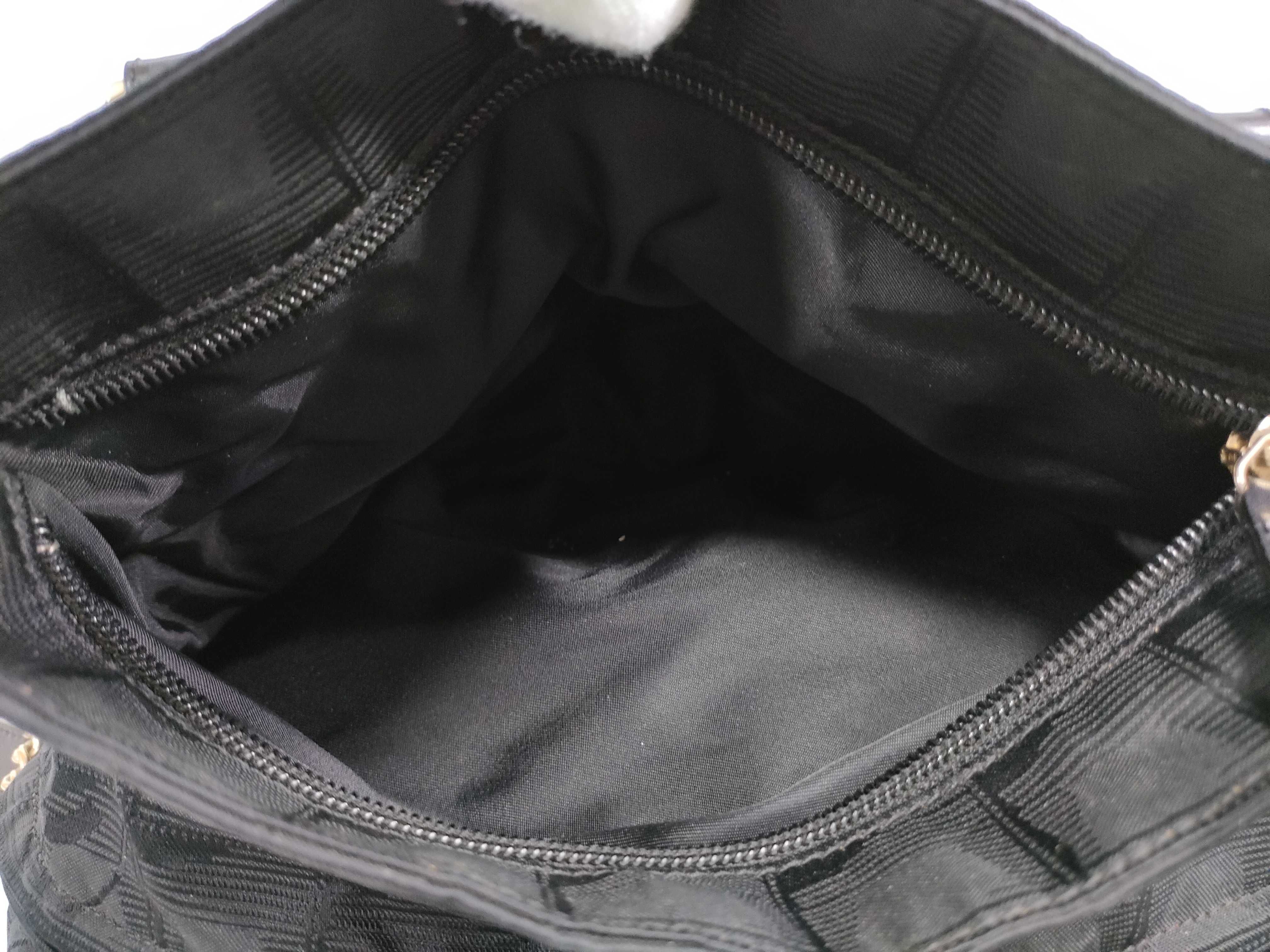 New Travel Line Coco Mark Charm Gold Hardware Black Handbag — view 12