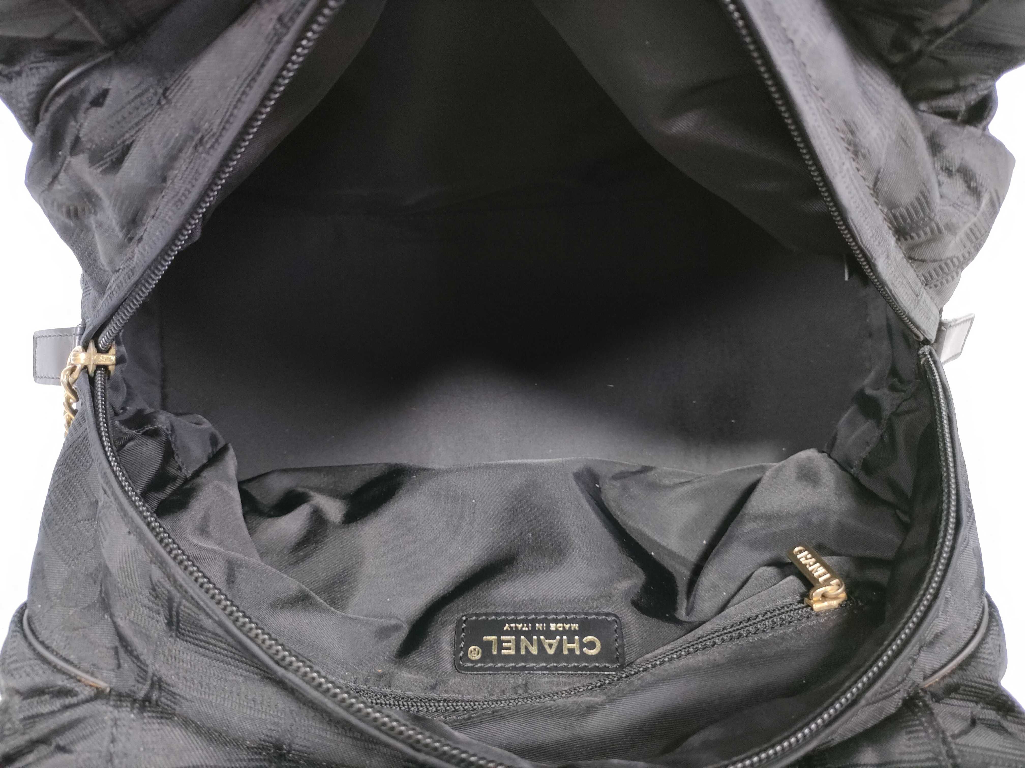 New Travel Line Coco Mark Charm Gold Hardware Black Handbag — view 15