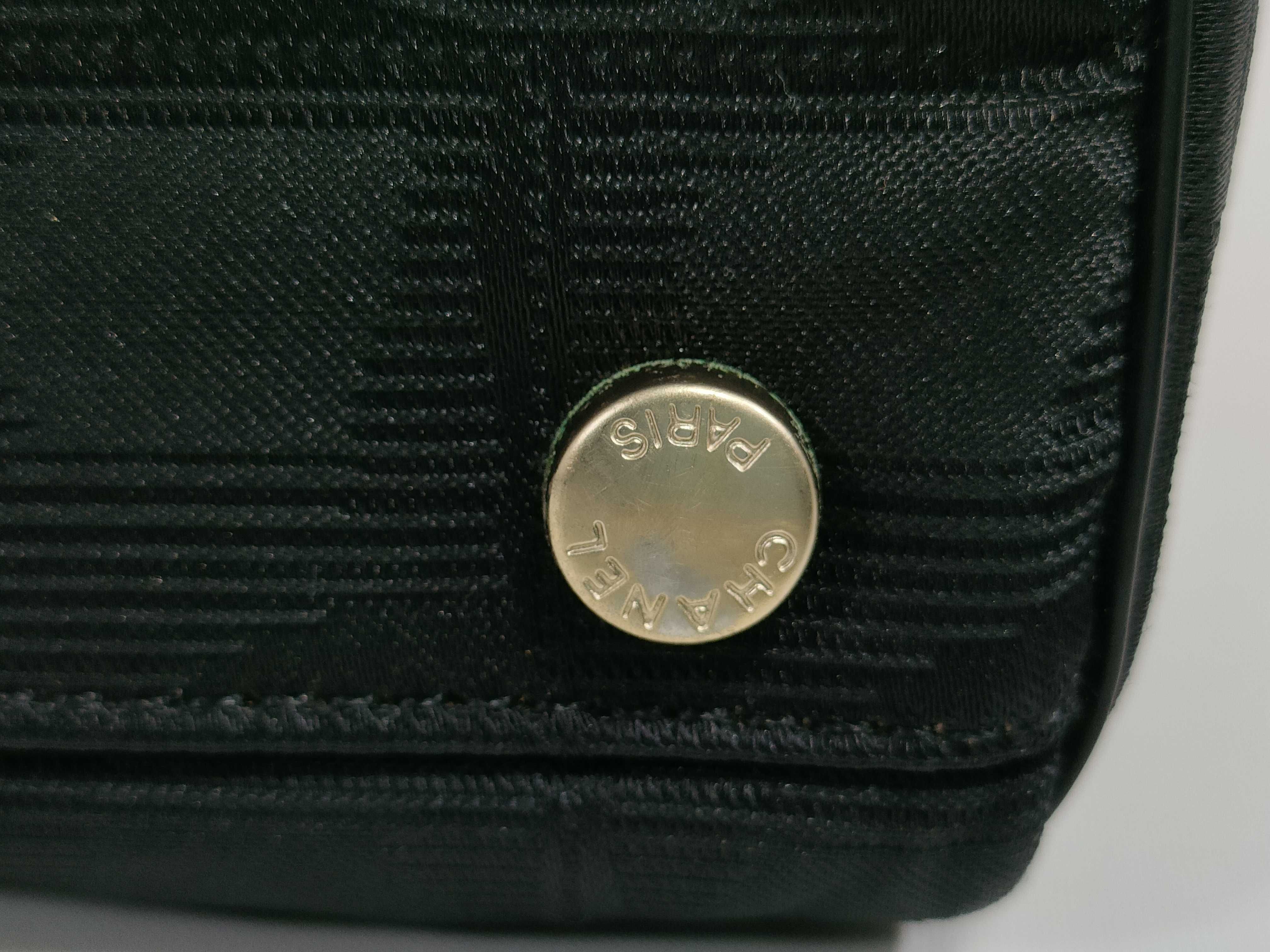New Travel Line Coco Mark Charm Gold Hardware Black Handbag — view 8