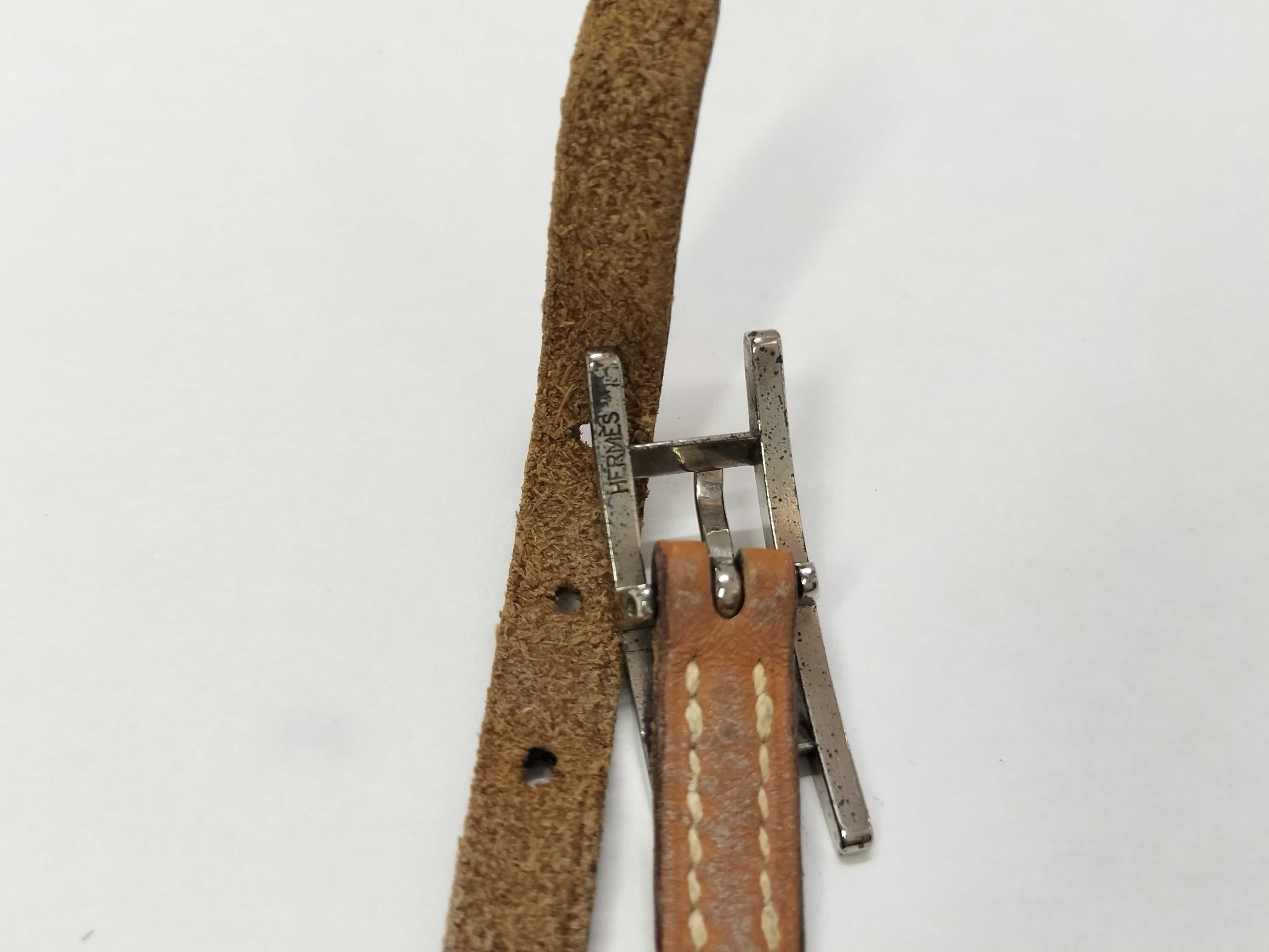 Api Leather Brown Silver Bracelet Choker Necklace — view 5