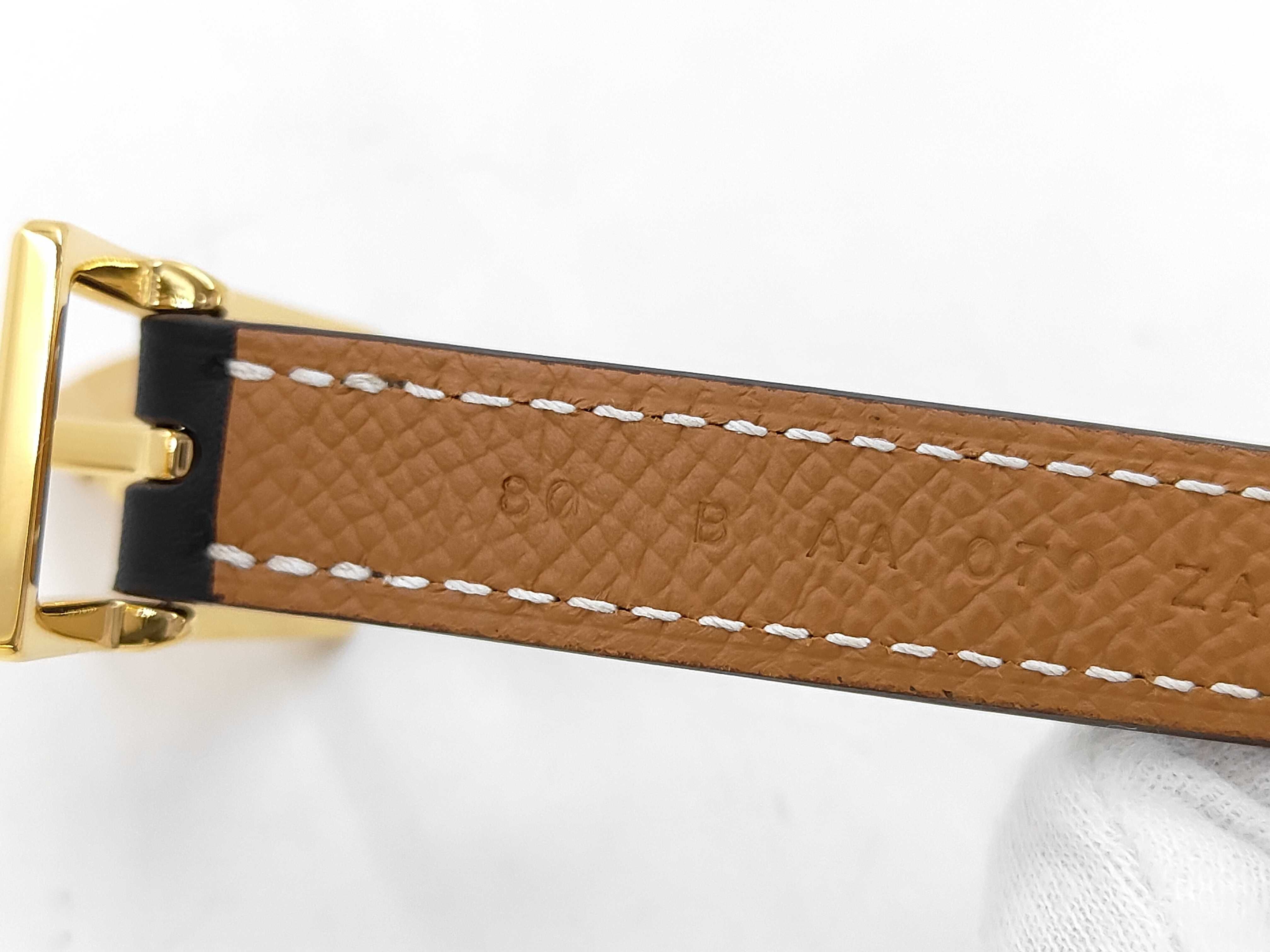 Belt "Lucky" 15 Black/Gold with Gold Hardware — view 7