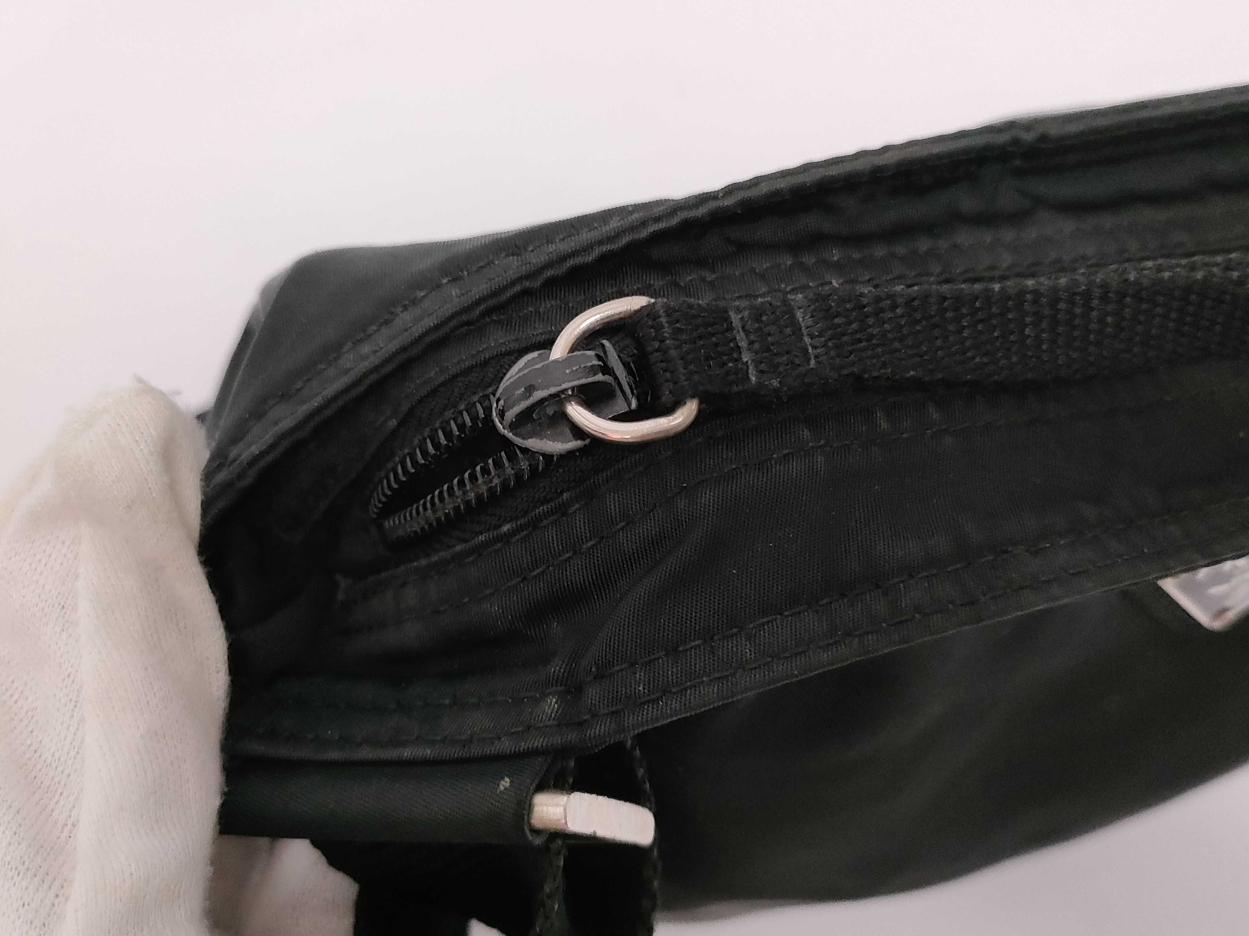 Nylon Sacoche Logo Handbag — view 8