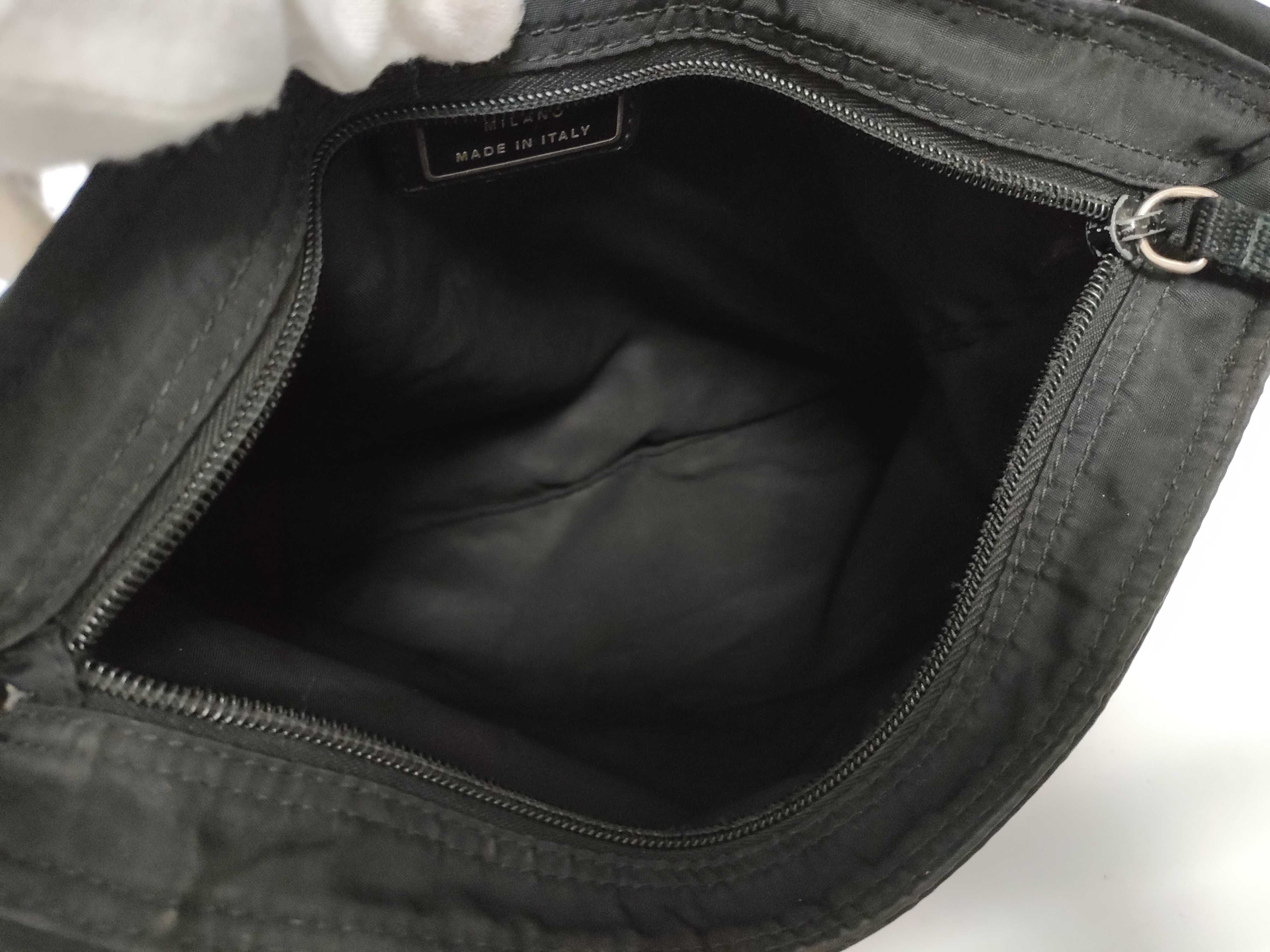 Nylon Sacoche Logo Handbag — view 10