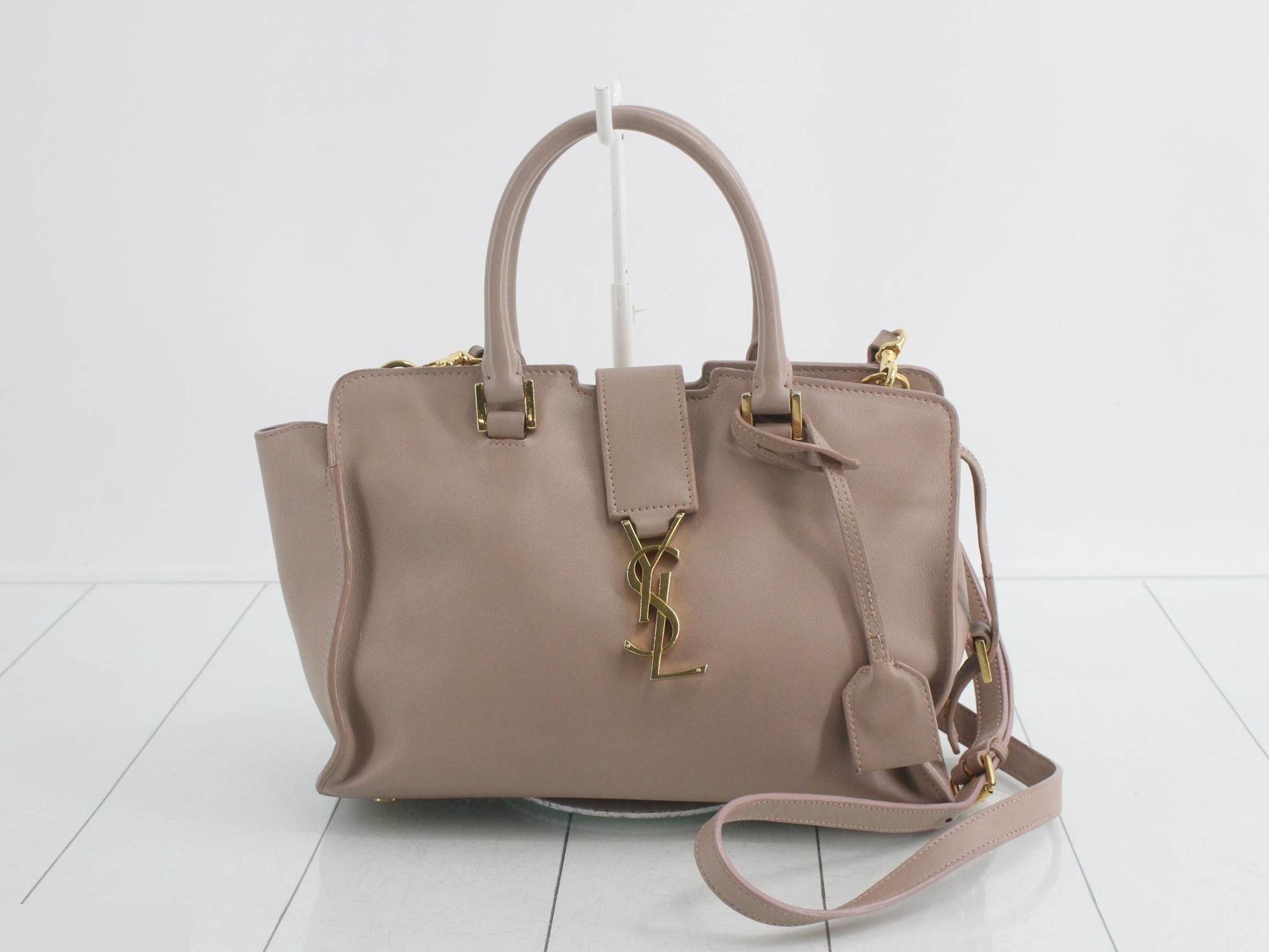 Monogram Baby Cabas Leather 2-Way Shoulder/Handbag
