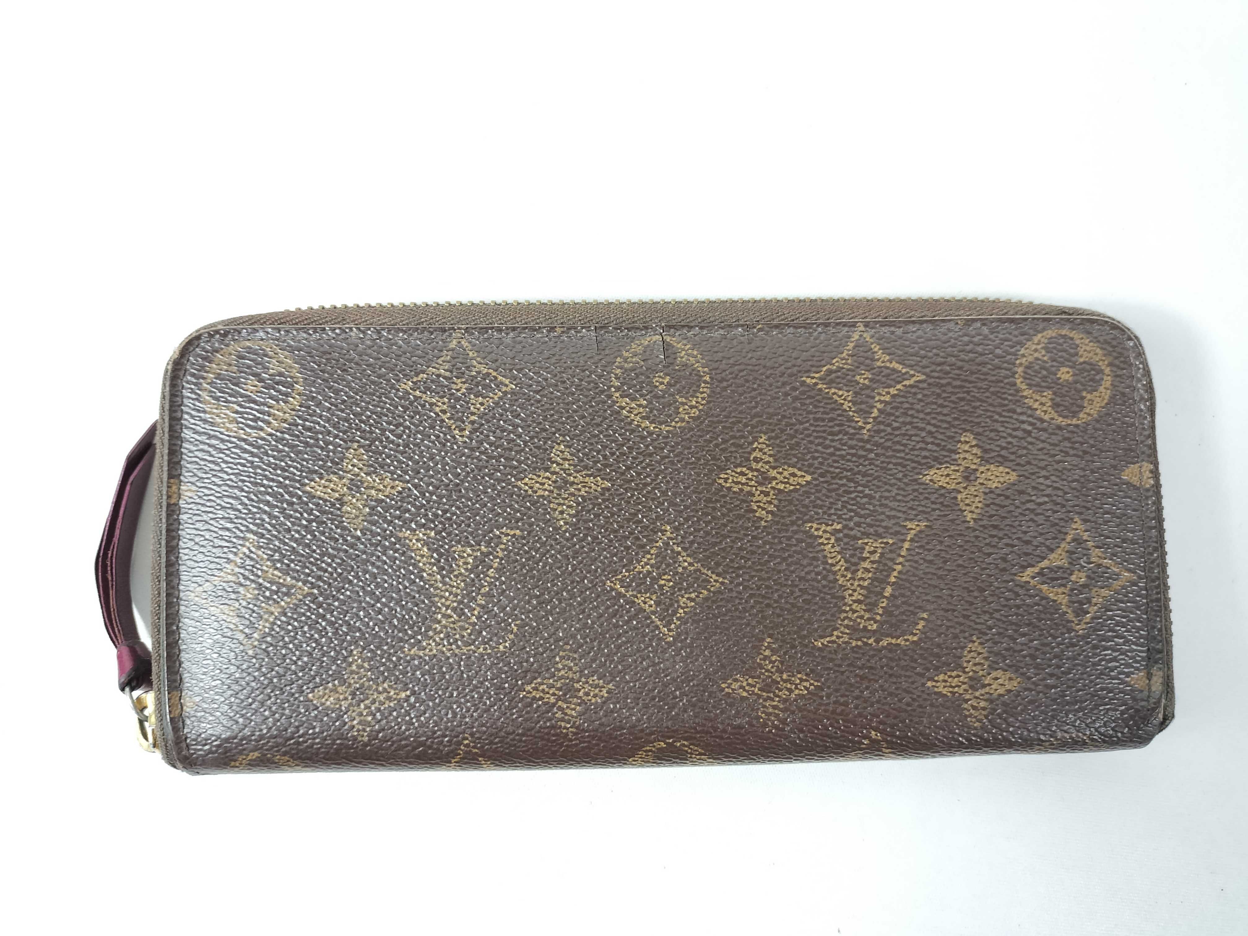 Monogram Louis Vuitton Monogram Portefeuille Clemence Long Wallet