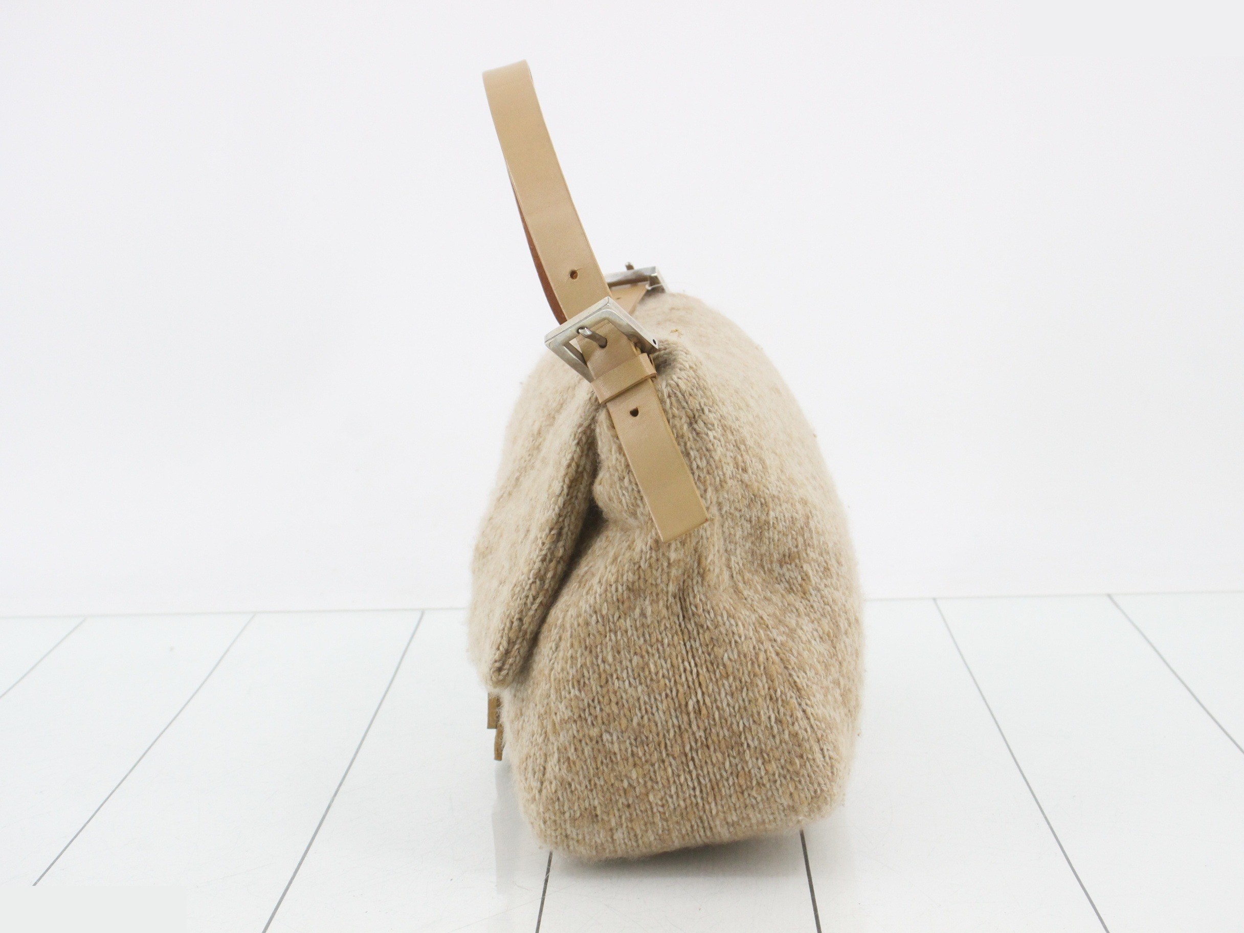 Mamma Bucket Wool Shoulder Bag — view 3