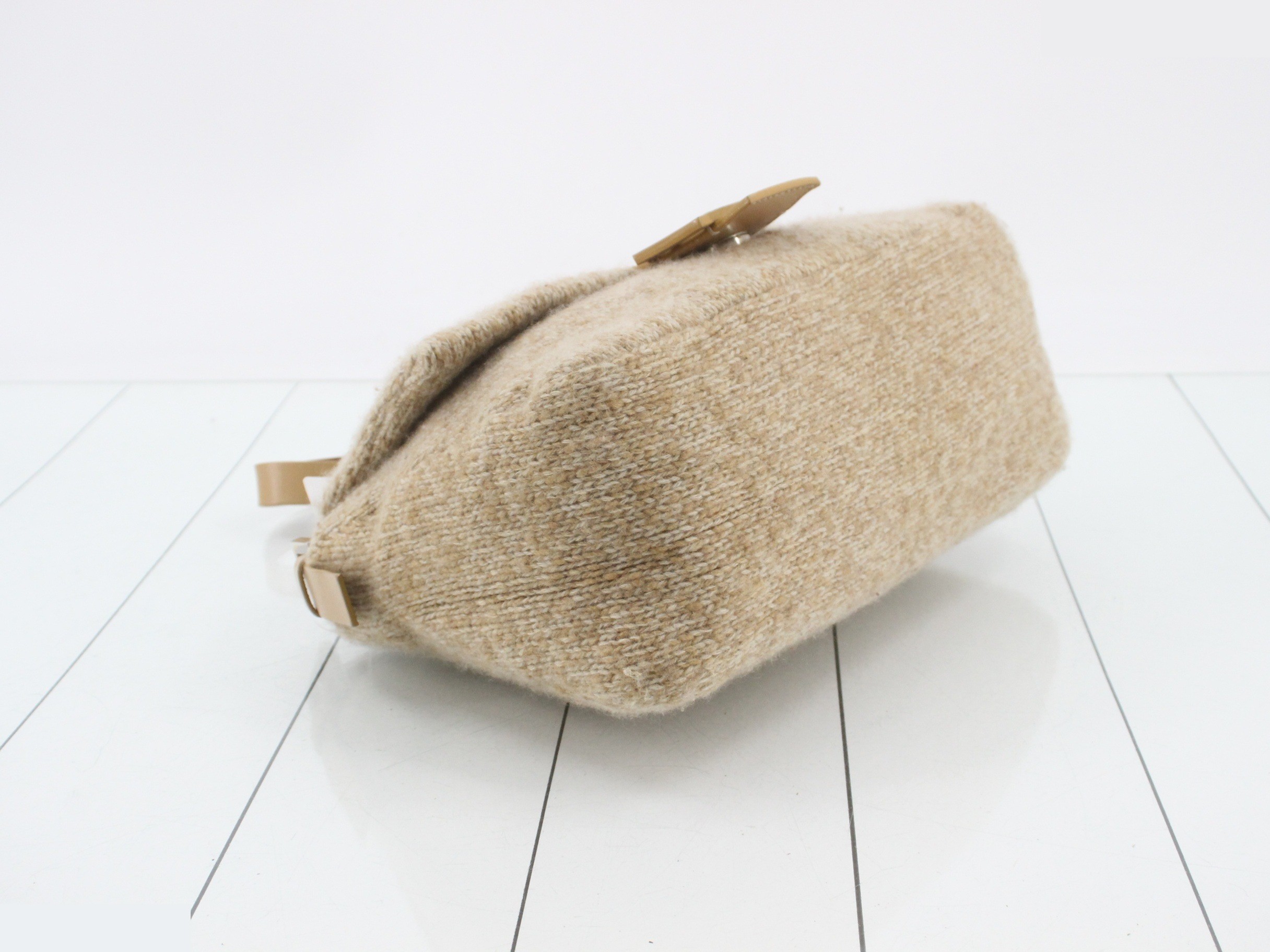 Mamma Bucket Wool Shoulder Bag — view 5
