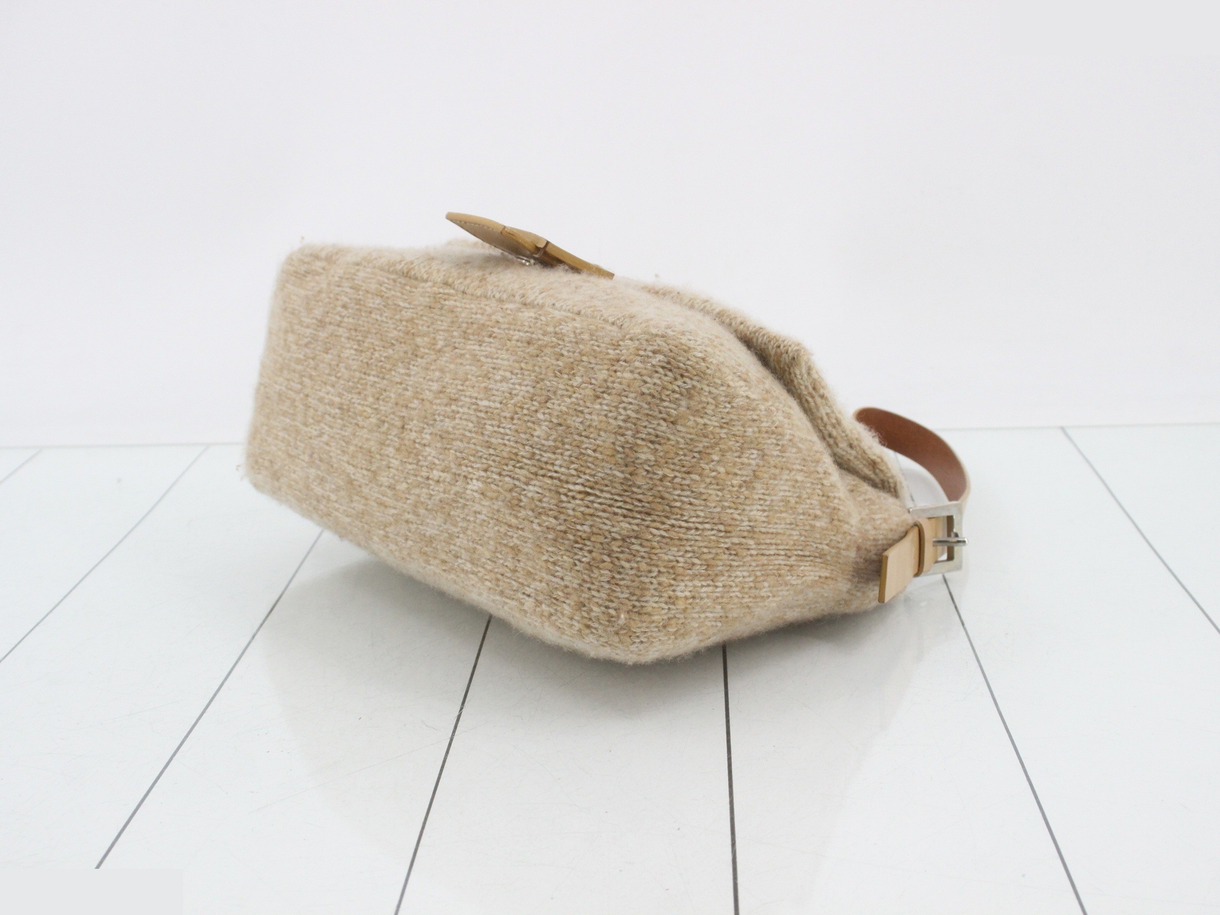 Mamma Bucket Wool Shoulder Bag — view 6
