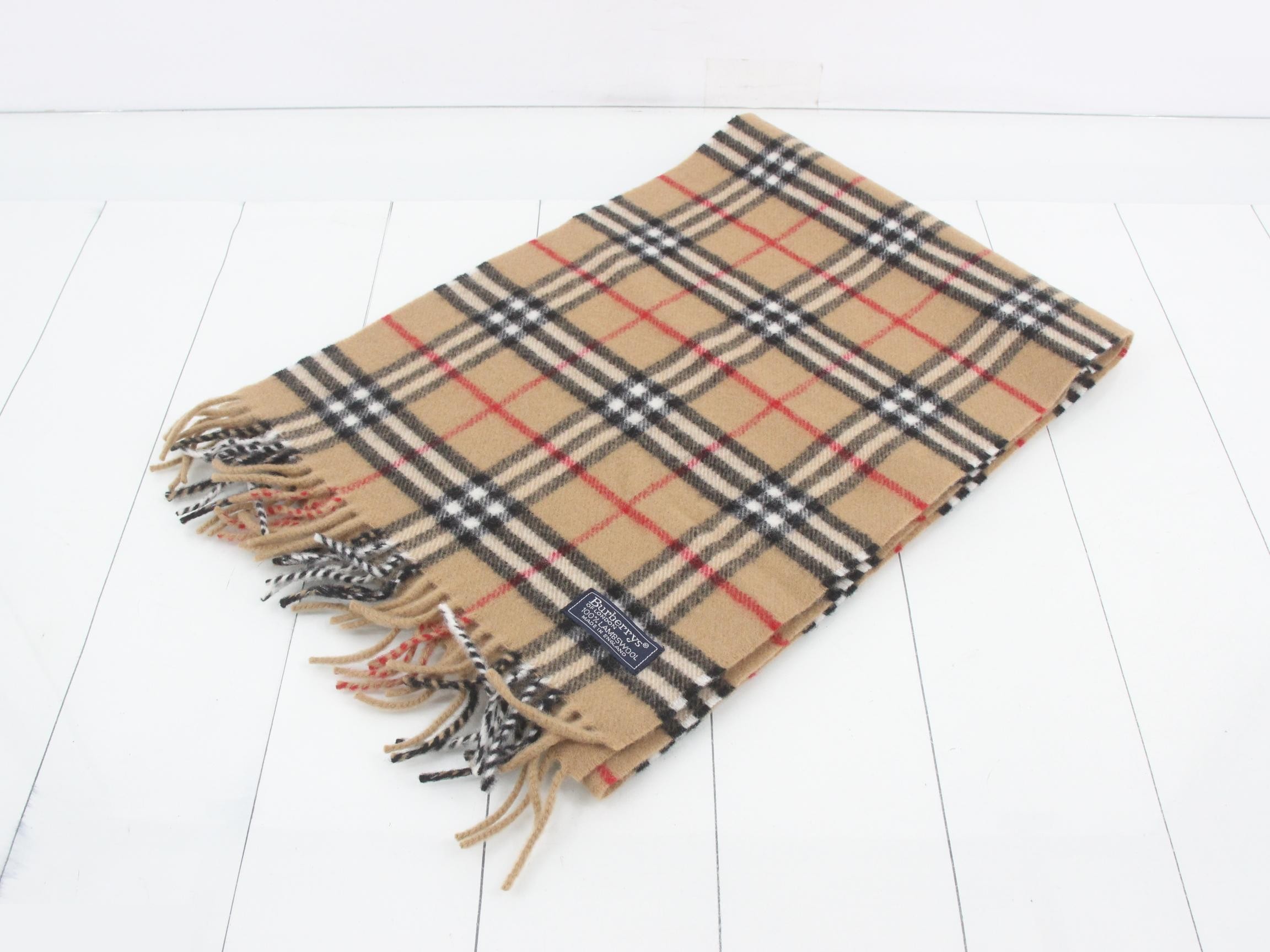 Scarf, Nova Check, Beige