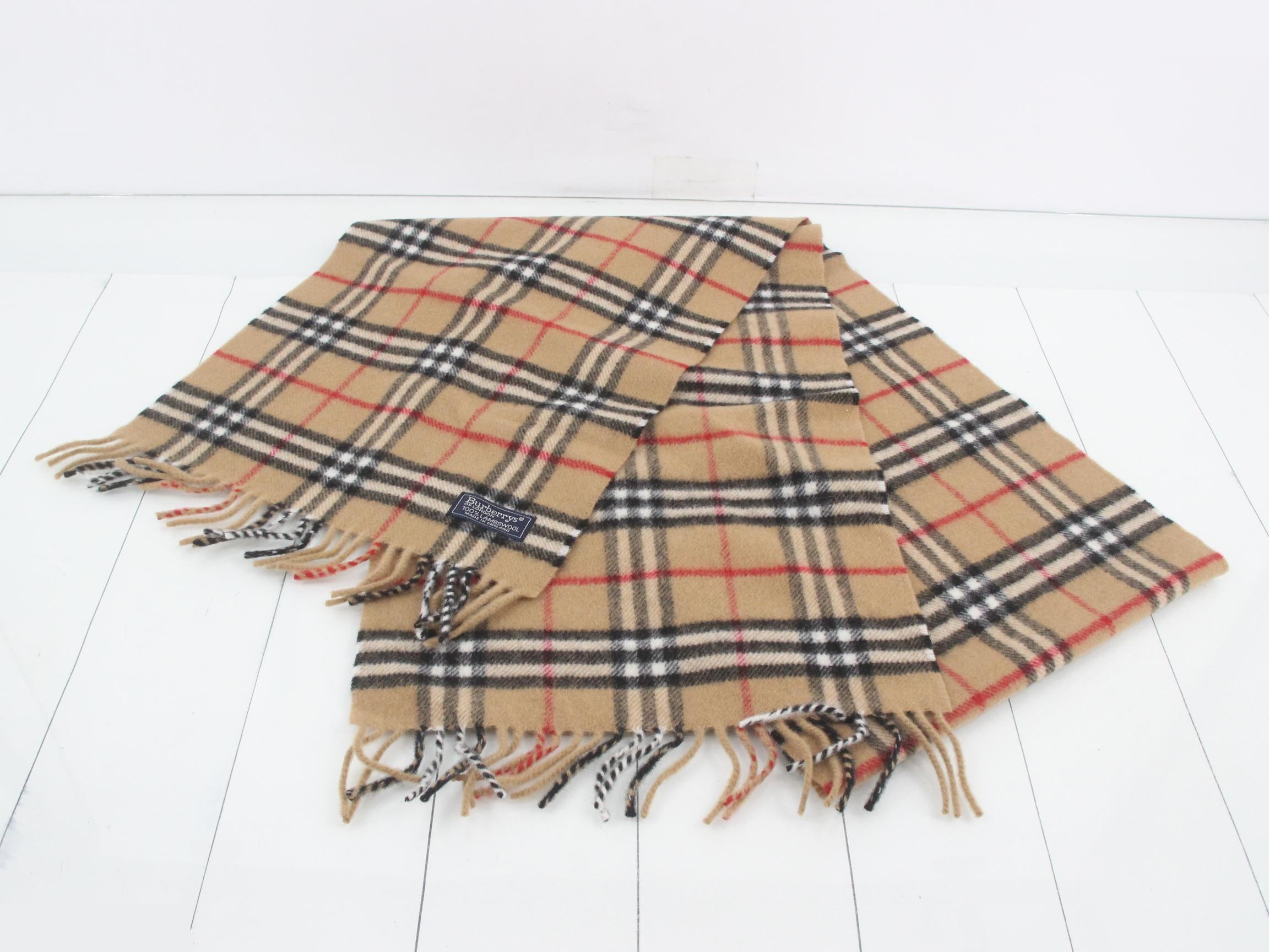 Scarf, Nova Check, Beige — view 2