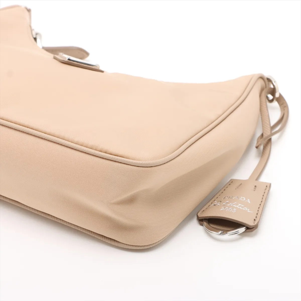 Tessuto Nylon 2WAY Shoulder Bag Beige 1BH204 — view 3