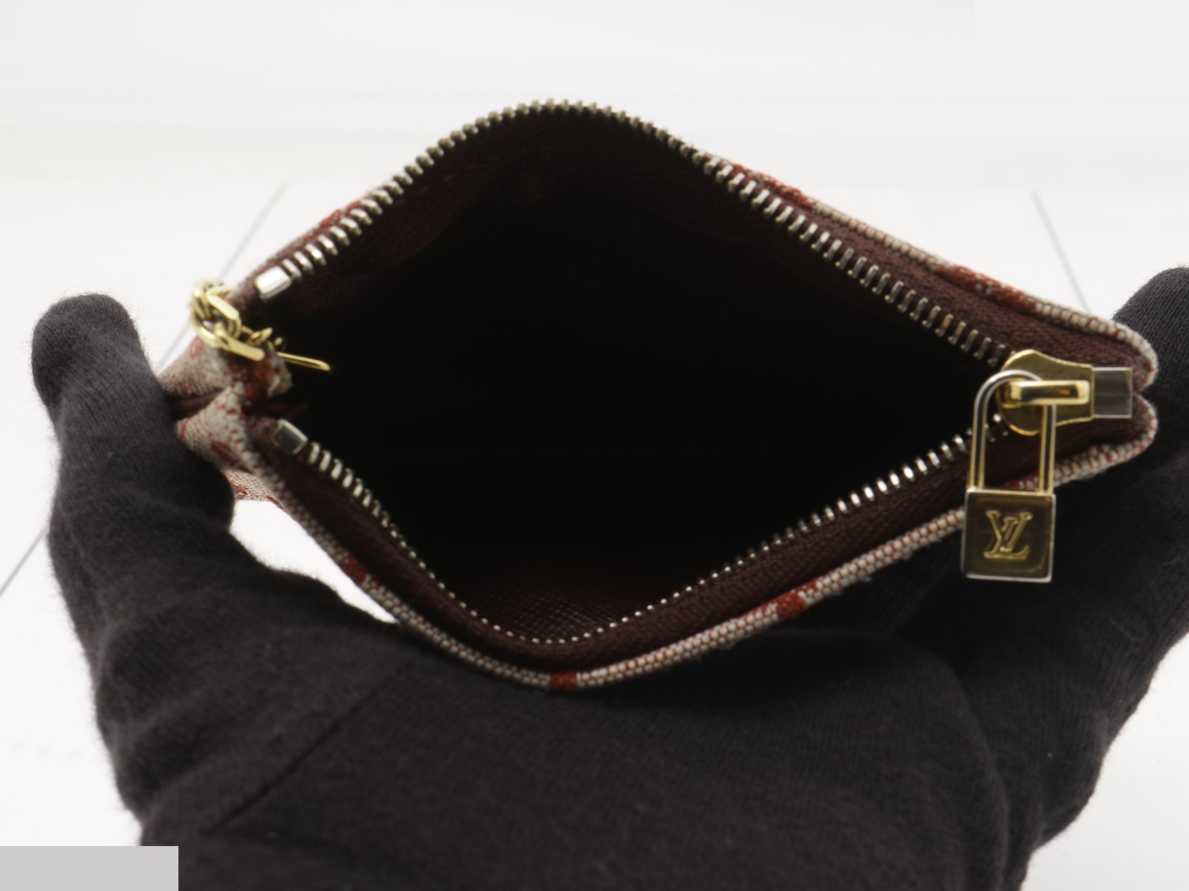 Pochette Clé Monogram Mini Red — view 4