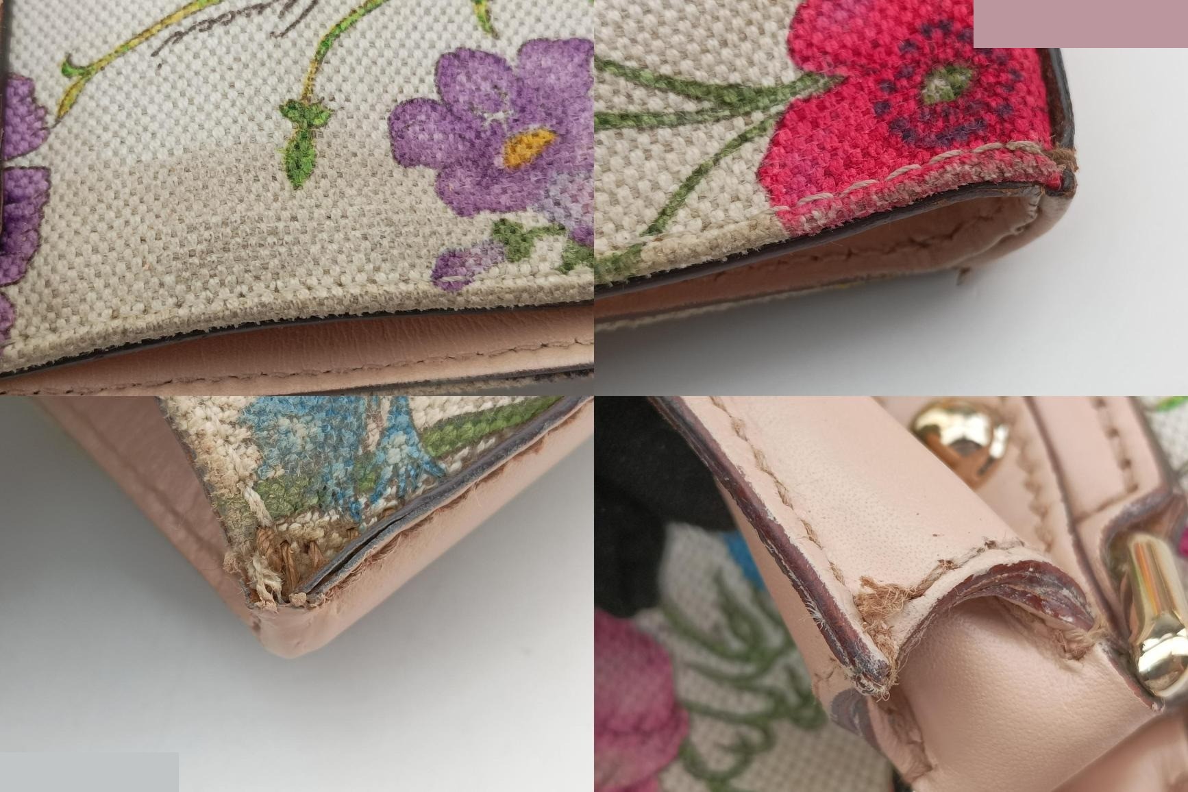 Horsebit Medium Hustler Canvas x Leather Ivory x Pink x Mar — view 9