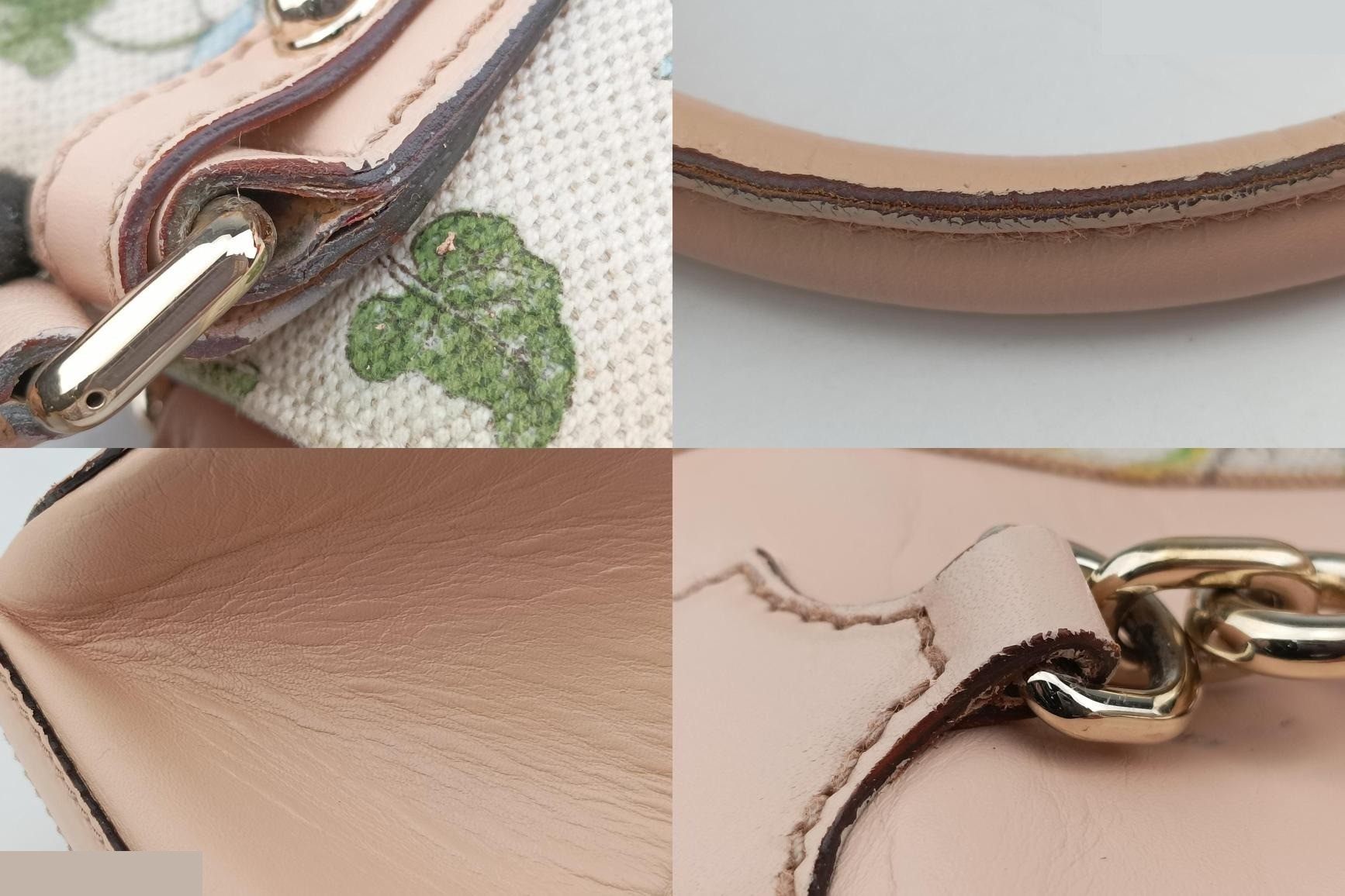 Horsebit Medium Hustler Canvas x Leather Ivory x Pink x Mar — view 10