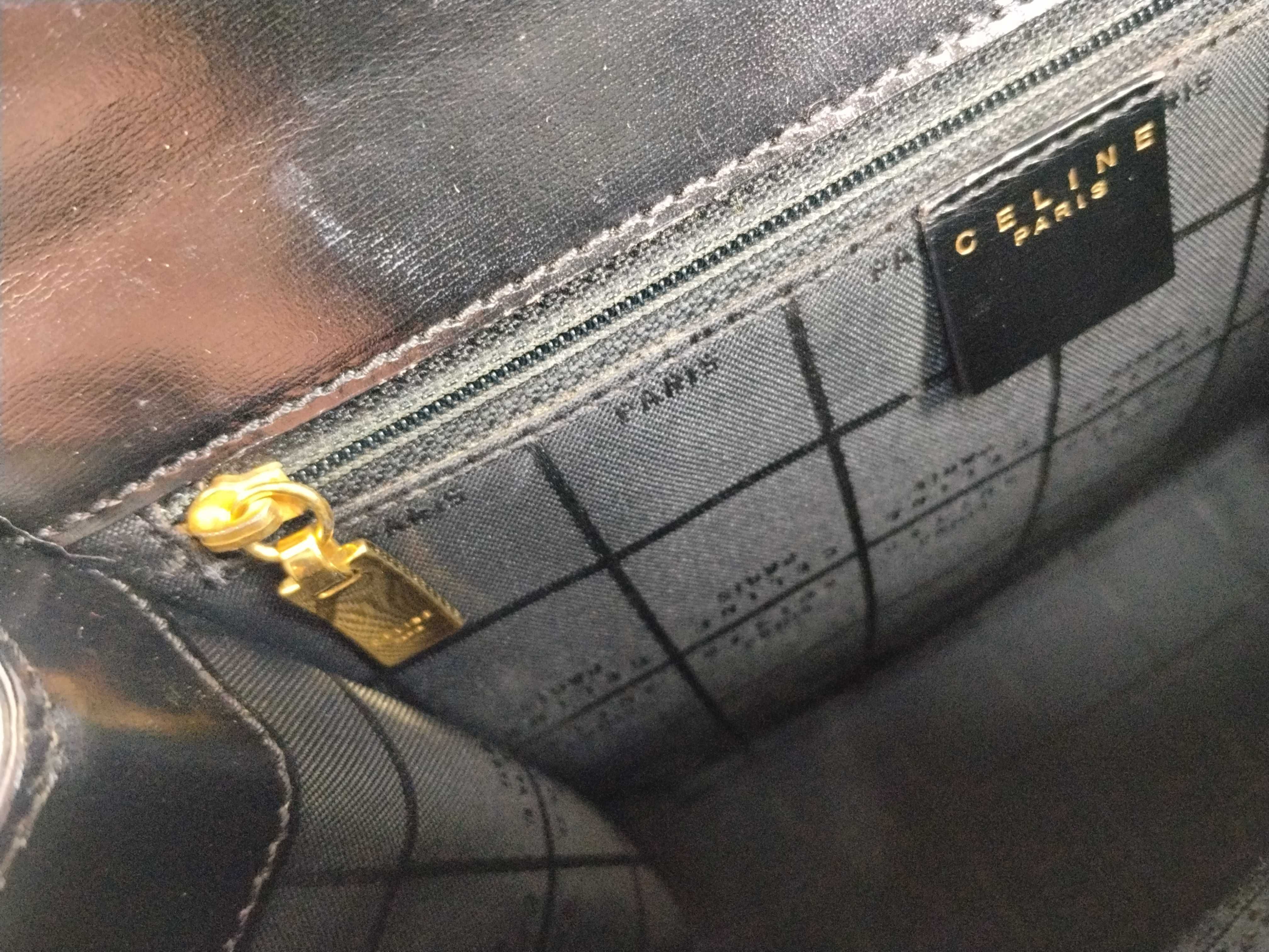 Leather Turnlock Shoulder Bag — view 13